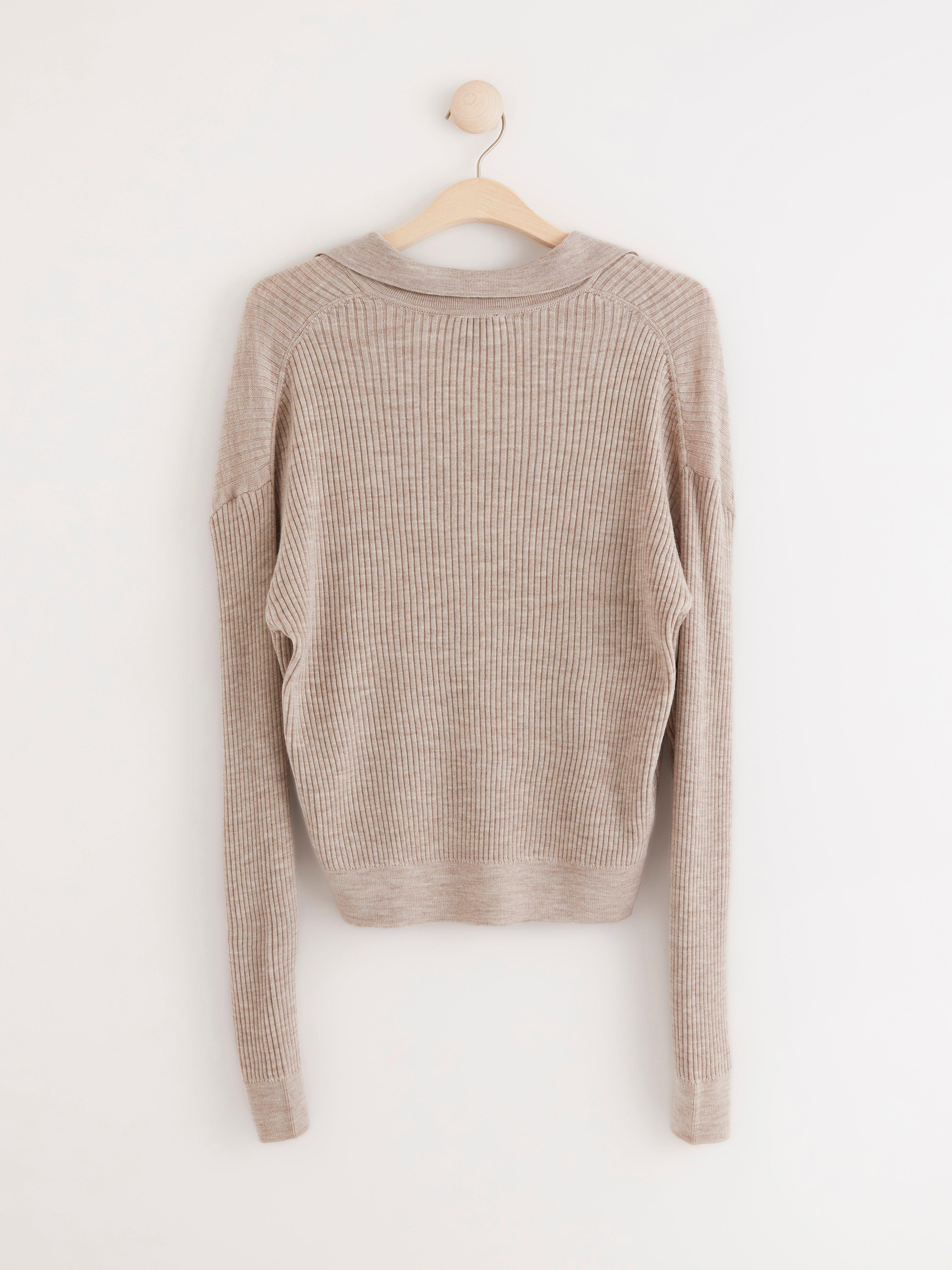 Tröja - Dam - Beige