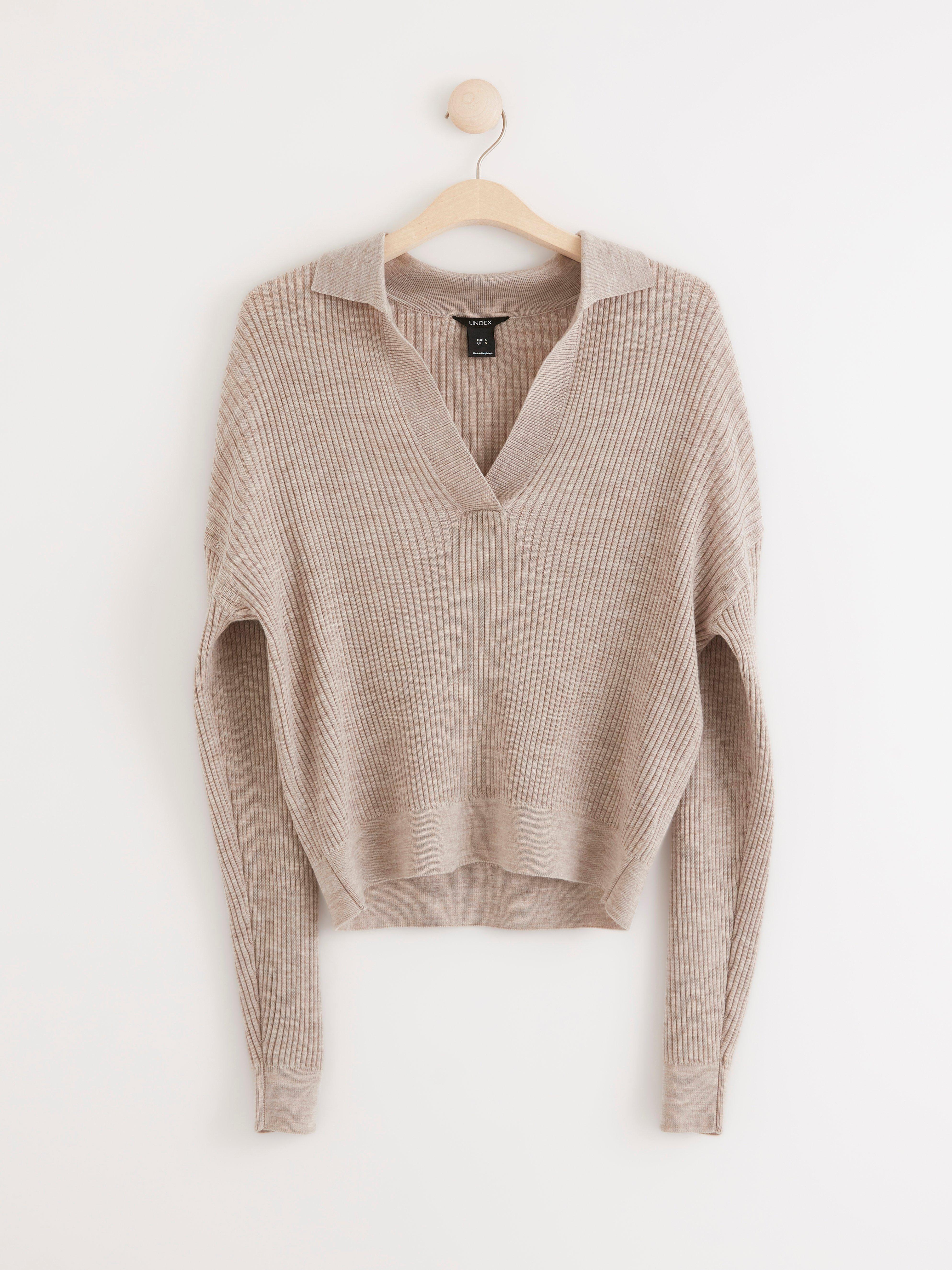 Tröja - Dam - Beige