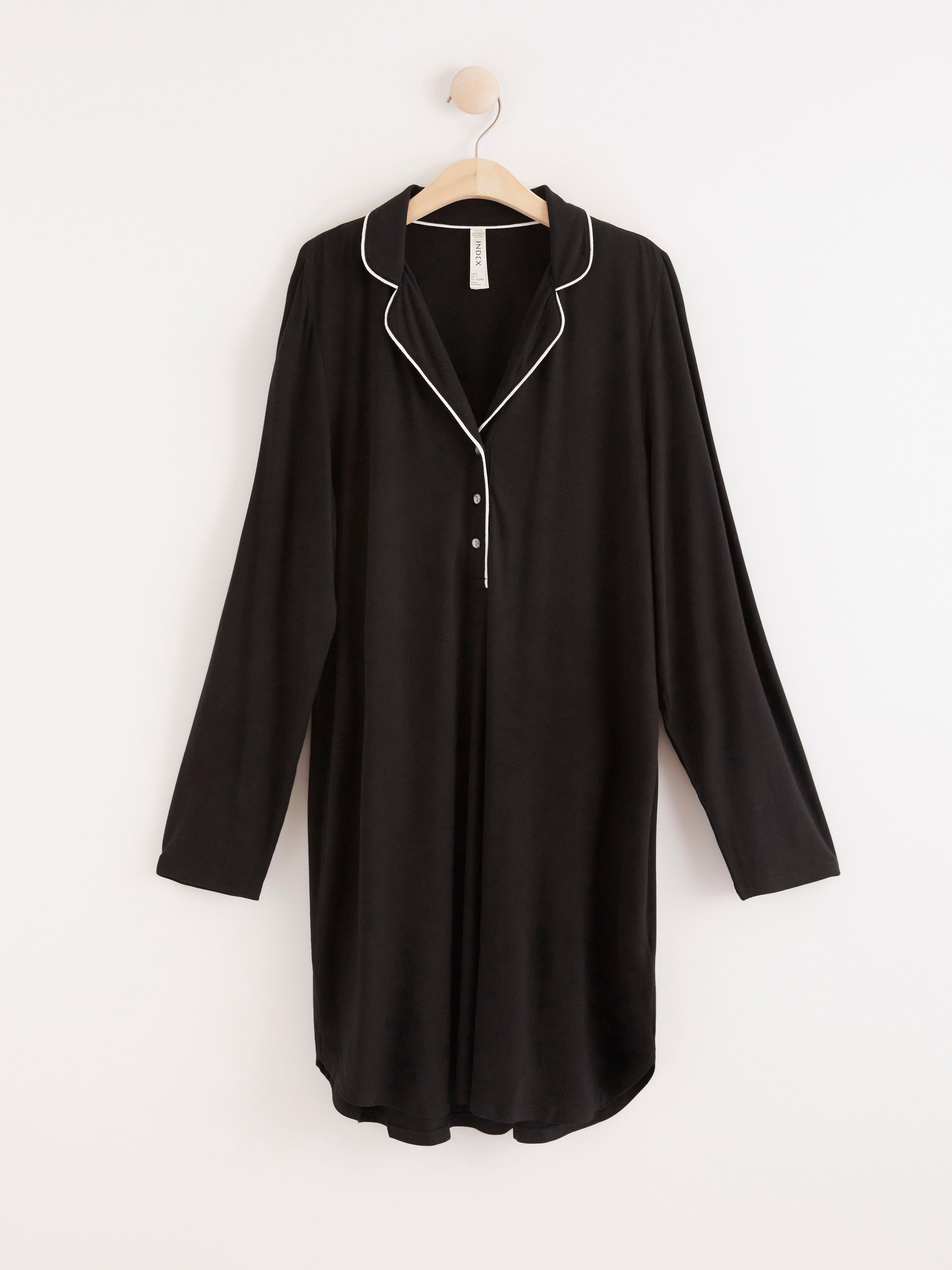 Pyjamasskjorta - Underkläder - Svart