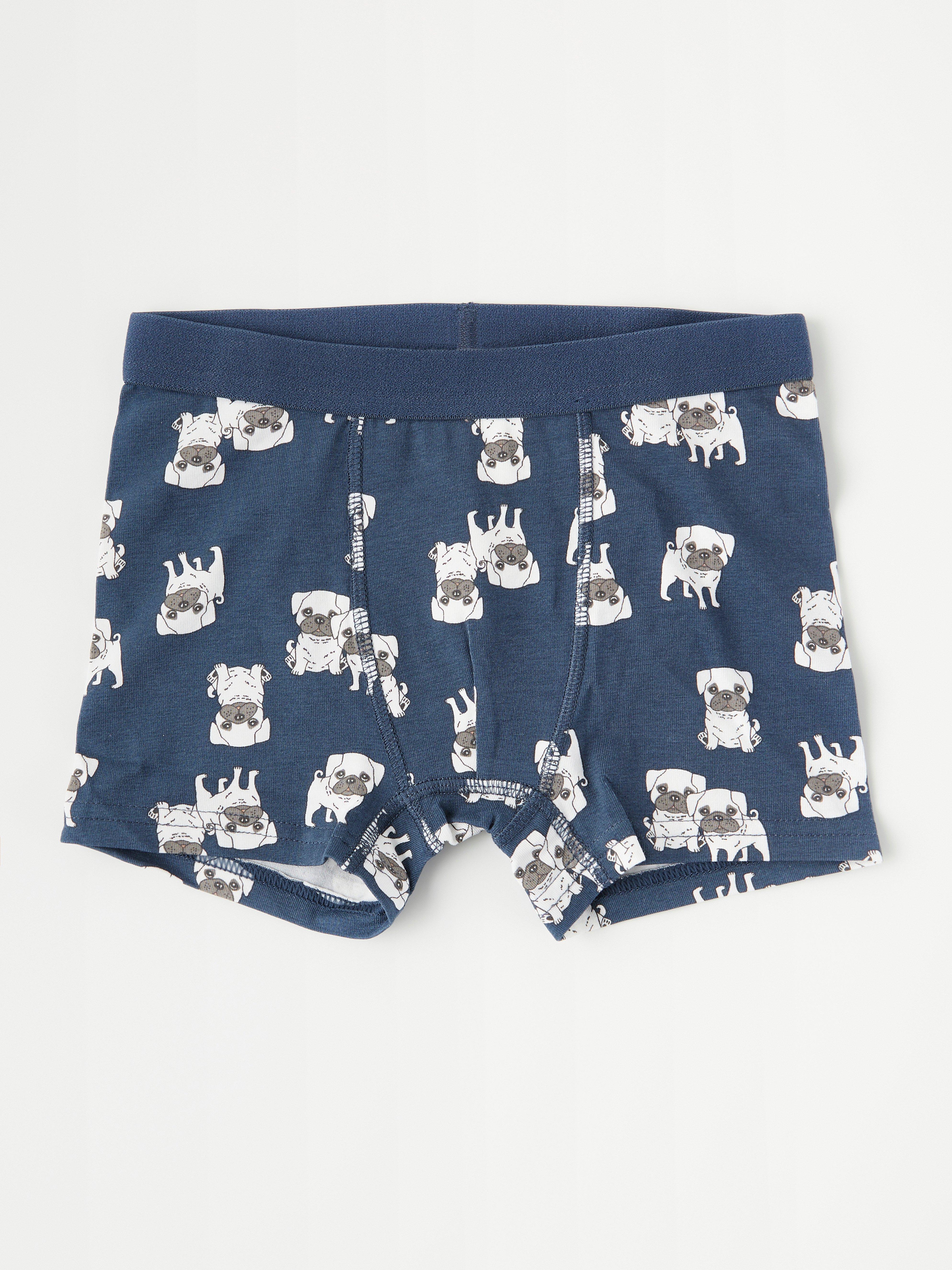 Boxershorts med mopsar