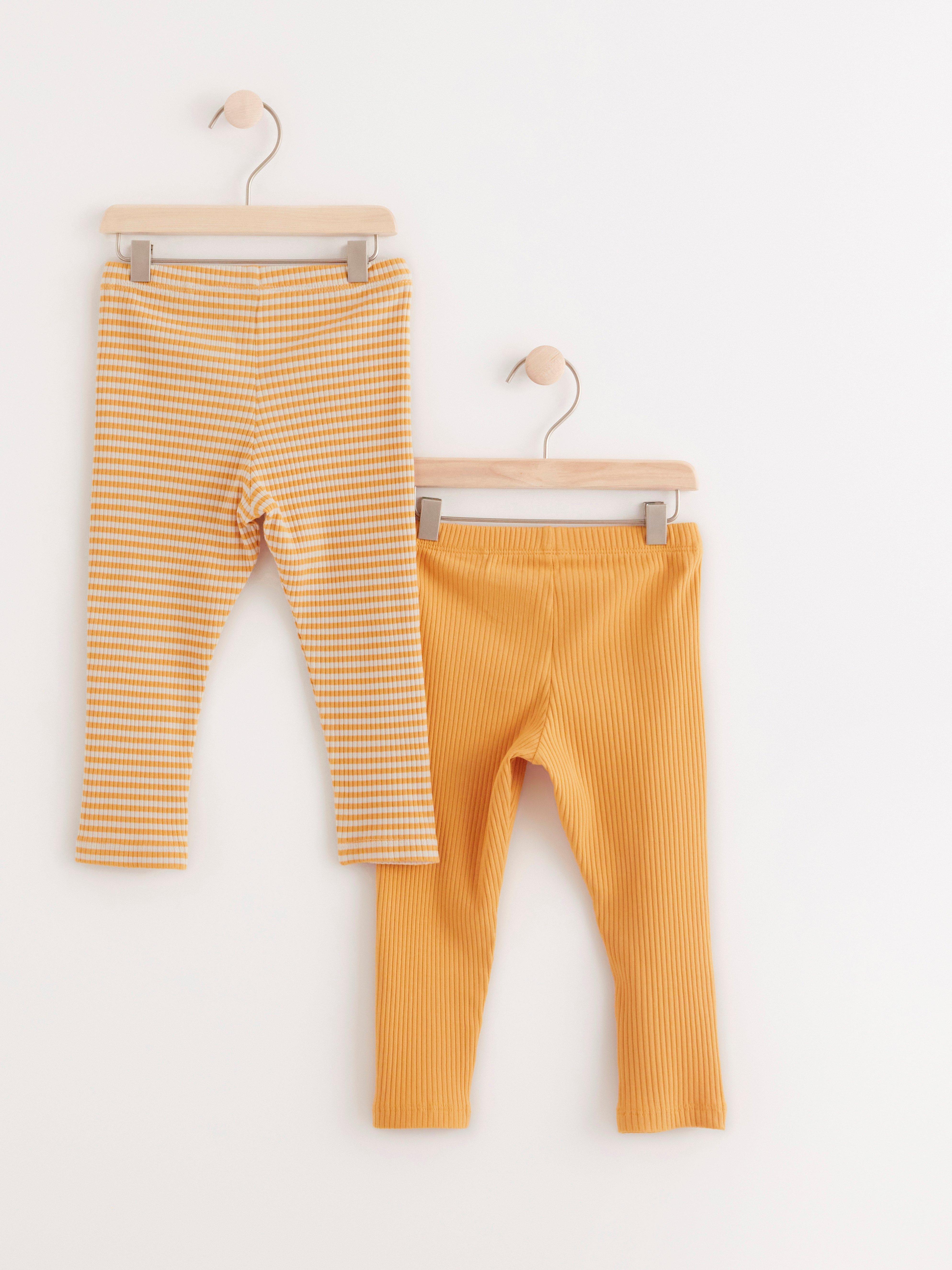 Leggings - Barn - Gul