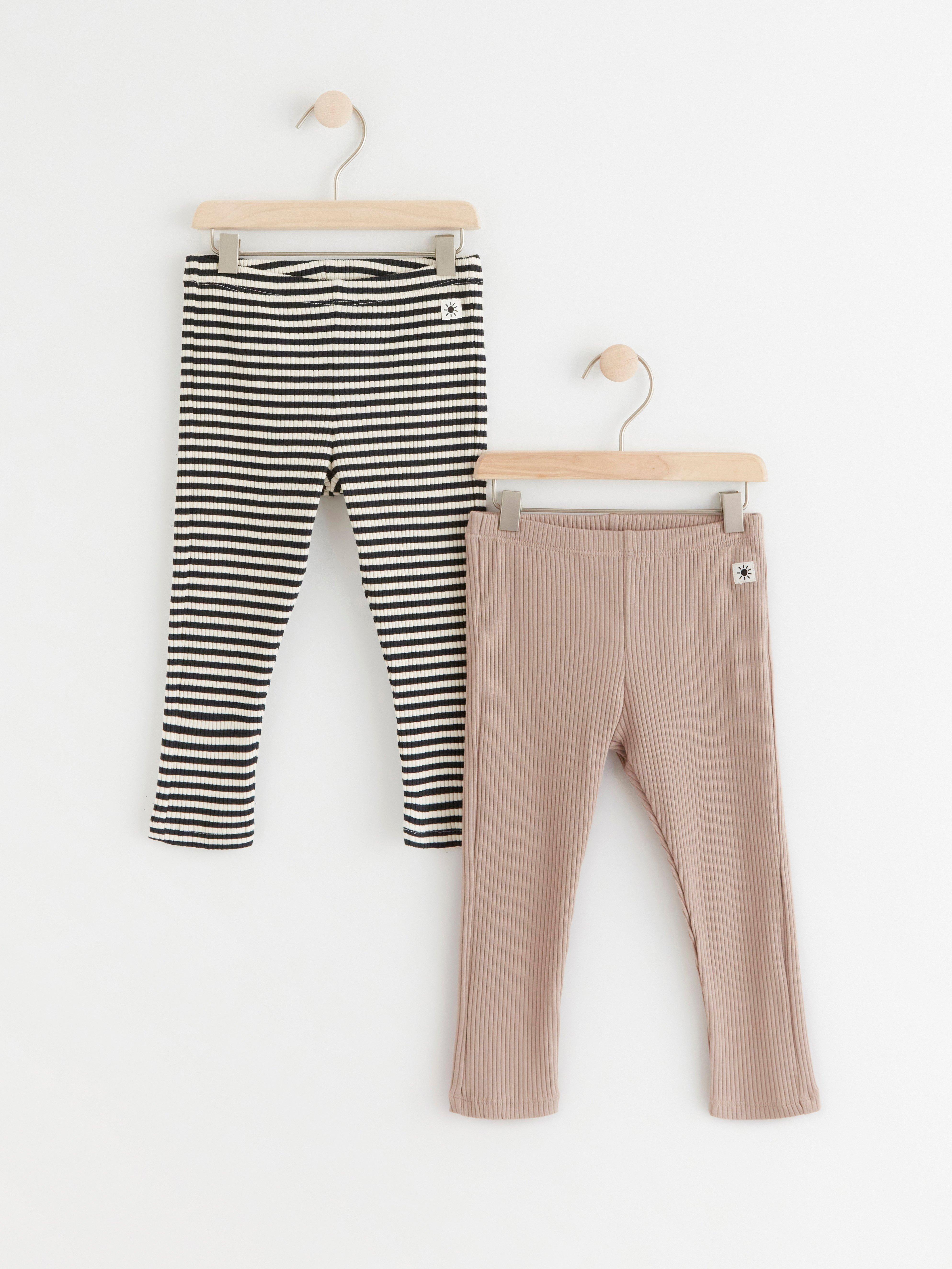 Leggings - Barn - Beige