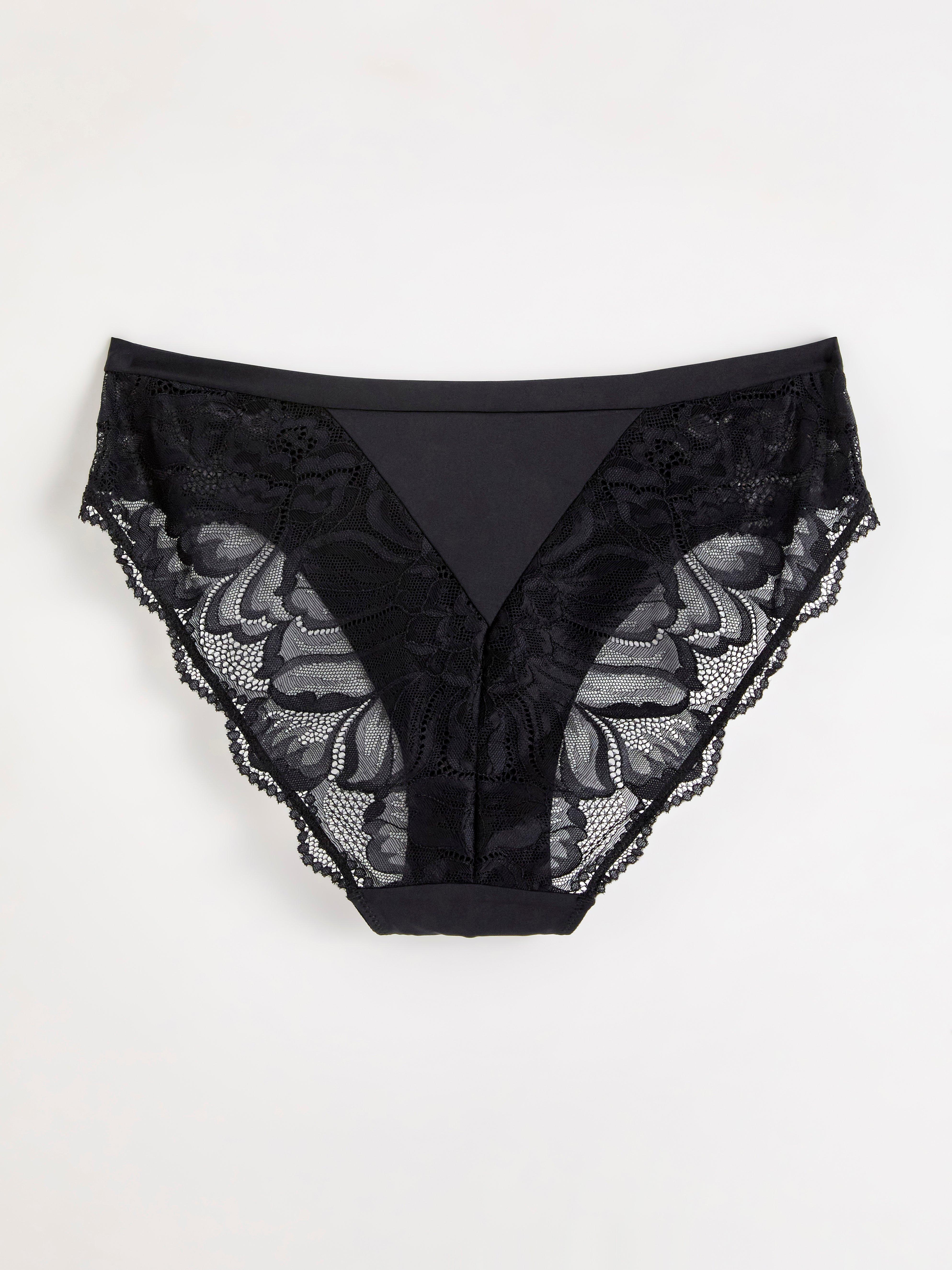 Bikini s klasickým pasem - Spodní prádlo - Černá