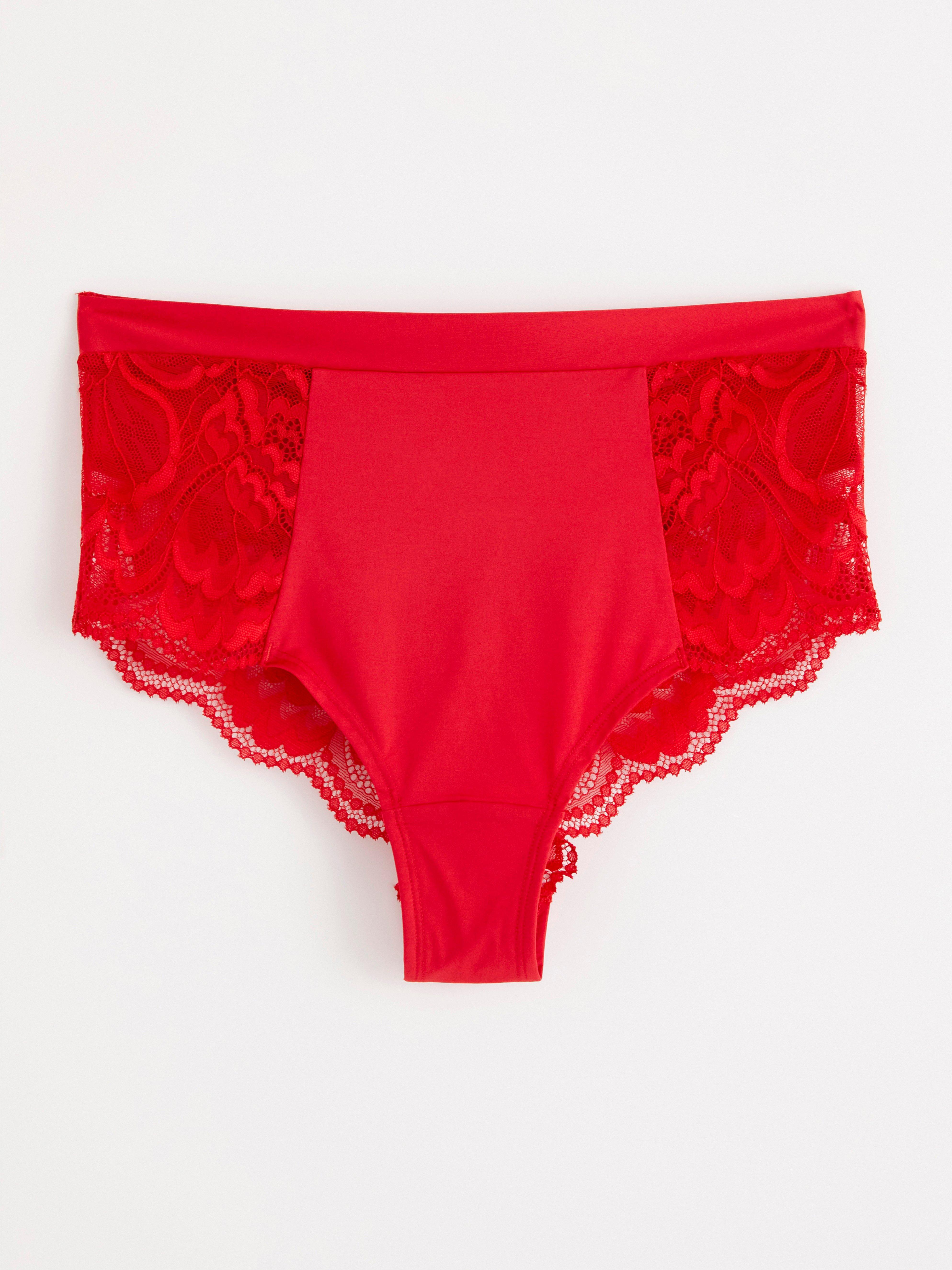 Brazilian High - Lingerie - Red