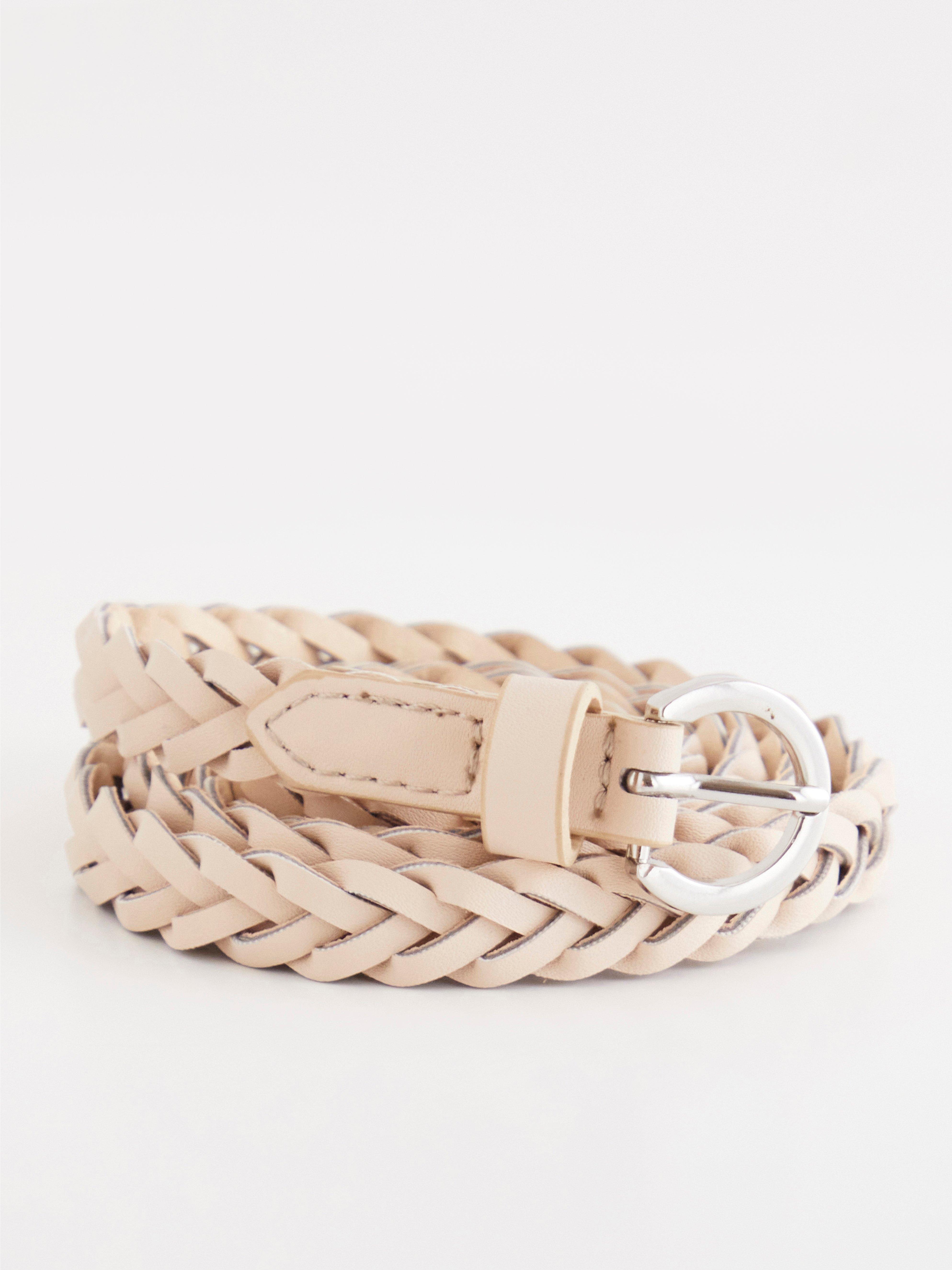 rope leather belt