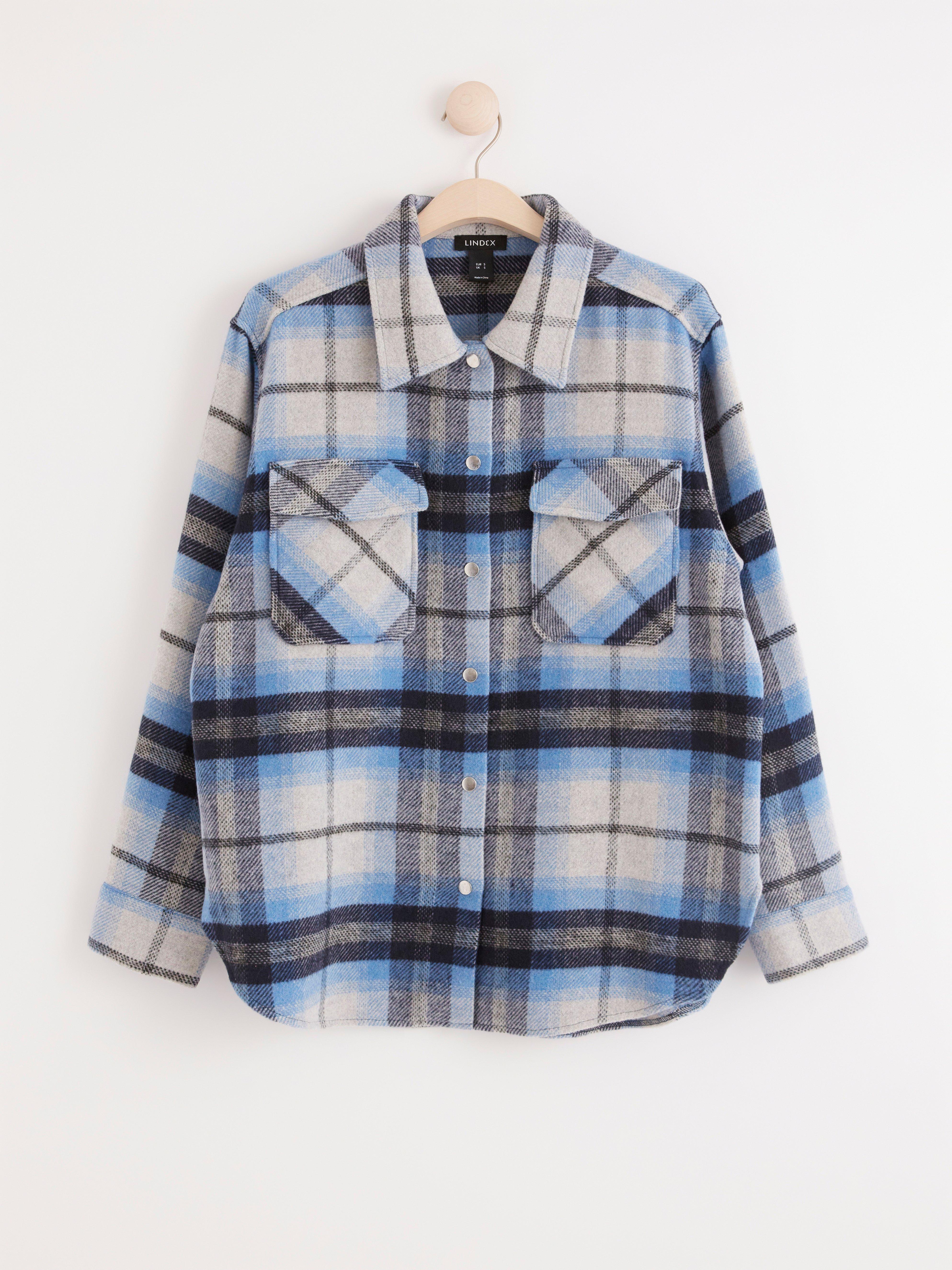 Košeľová bunda - Ženy - Modrá