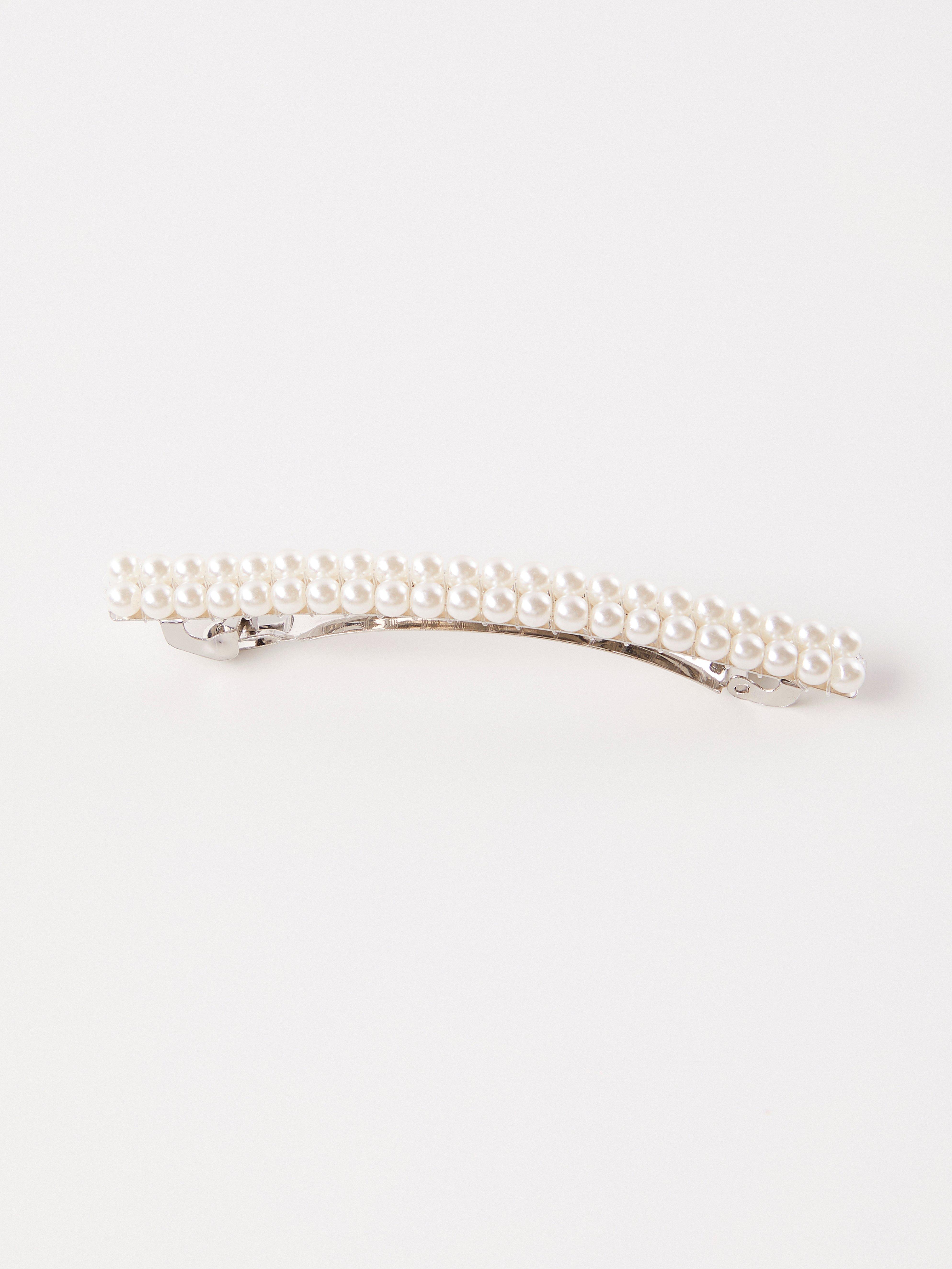 Hair Clips - Womens Wear - White