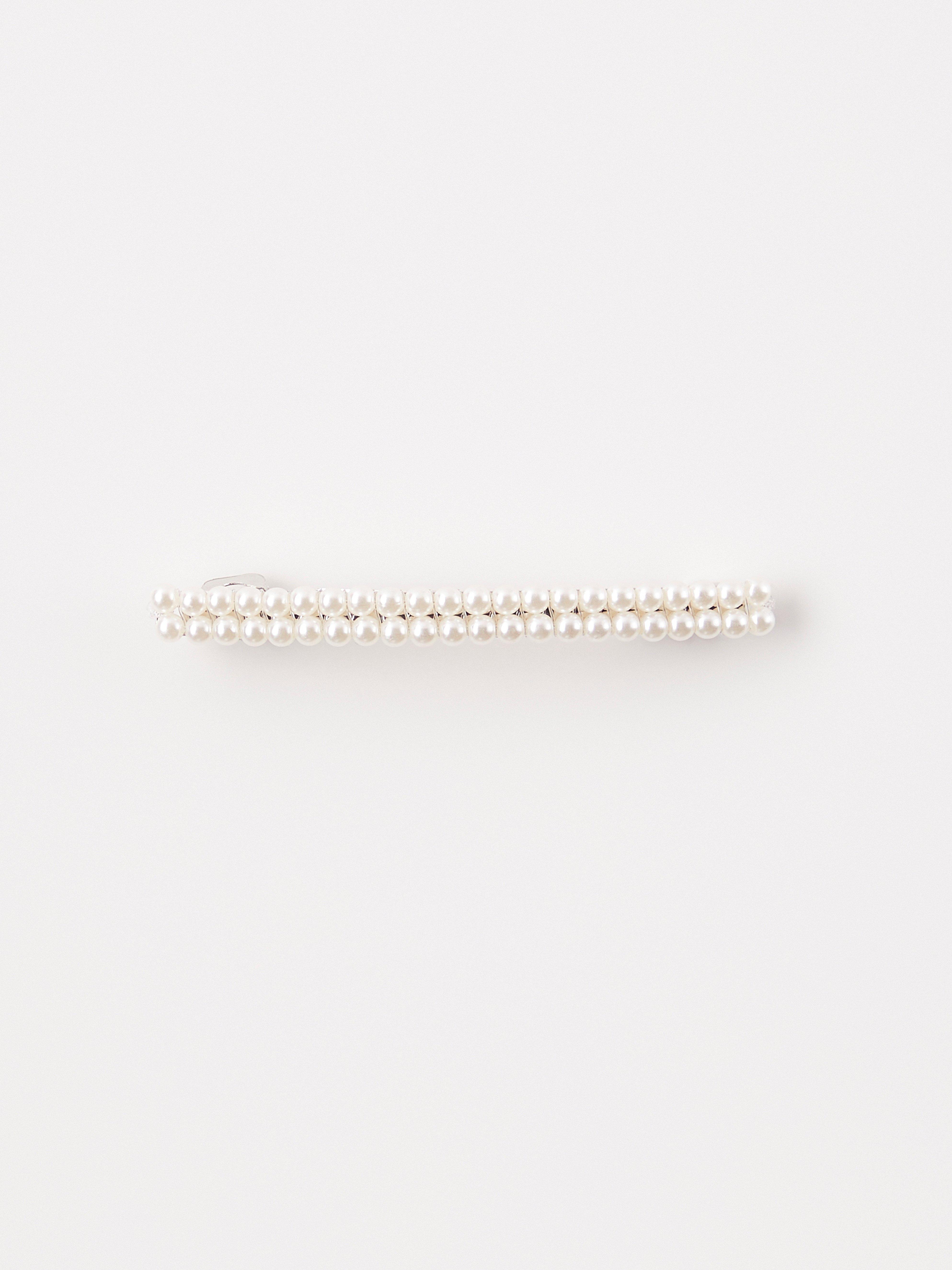 Hair Clips - Womens Wear - White