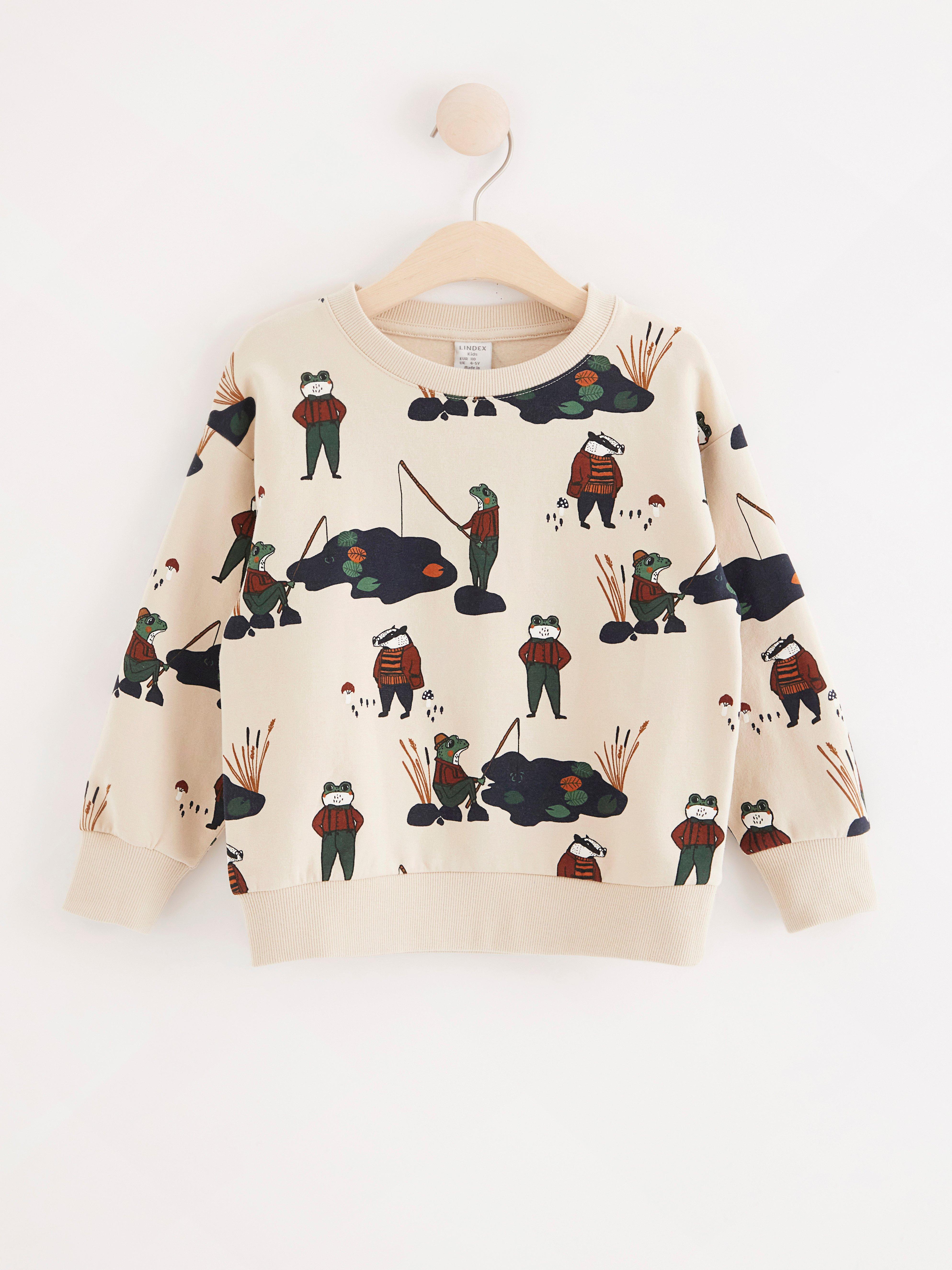 Sweatshirt - Barn - Beige