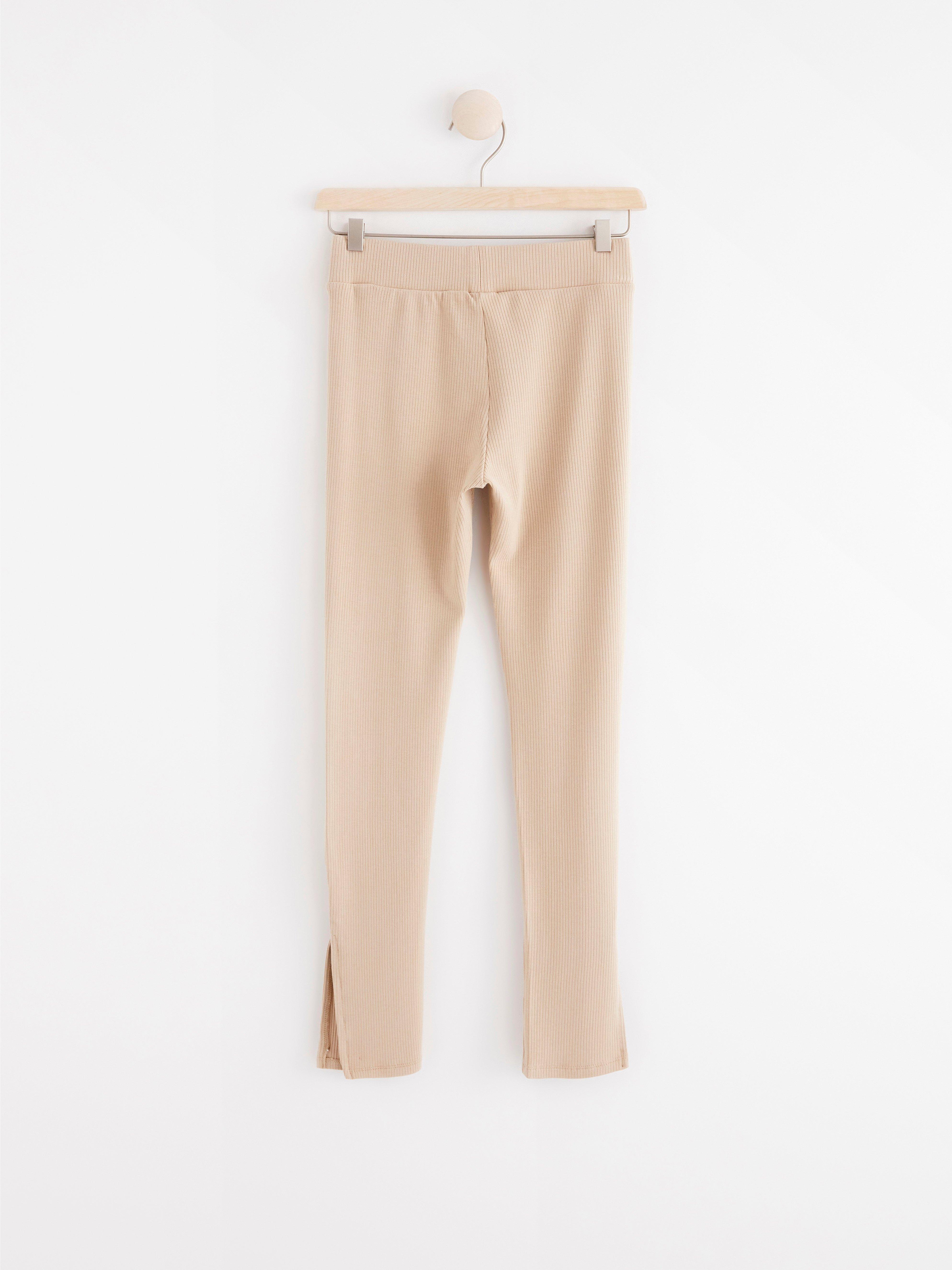 Leggings - Barn - Beige