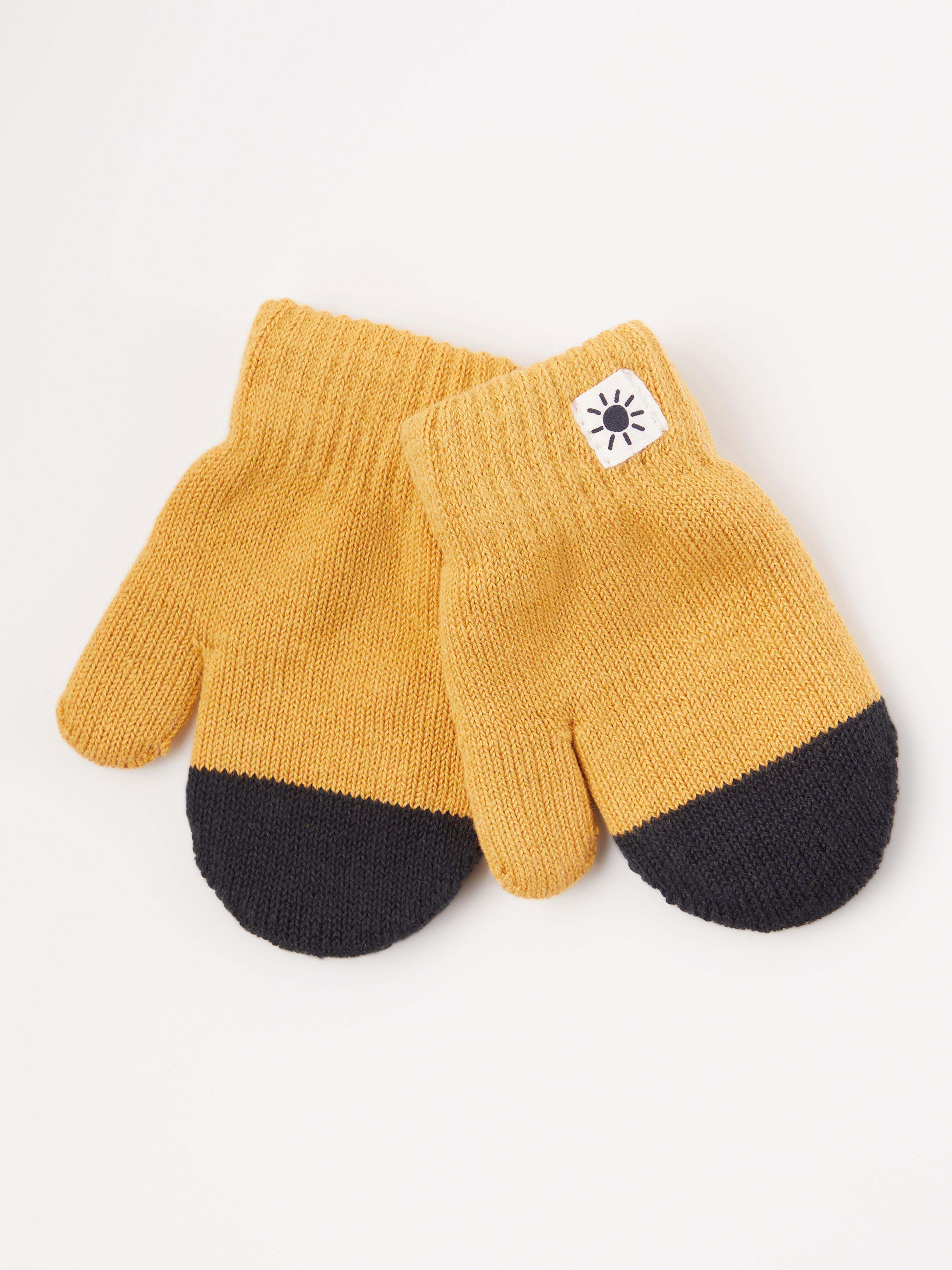 Mittens - Kids Wear - Yellow