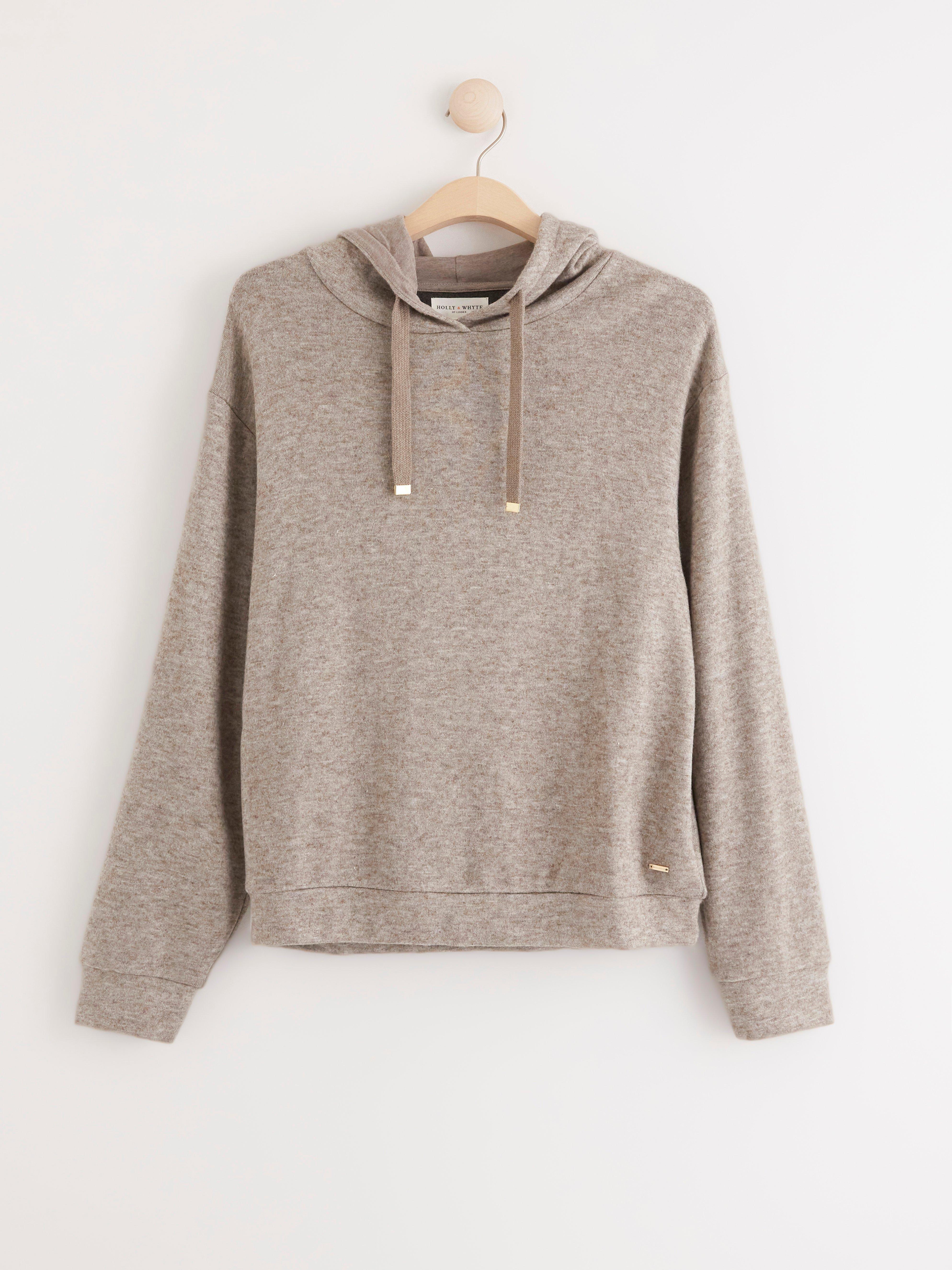 Hooded Sweatshirt - Womens Wear - Khaki