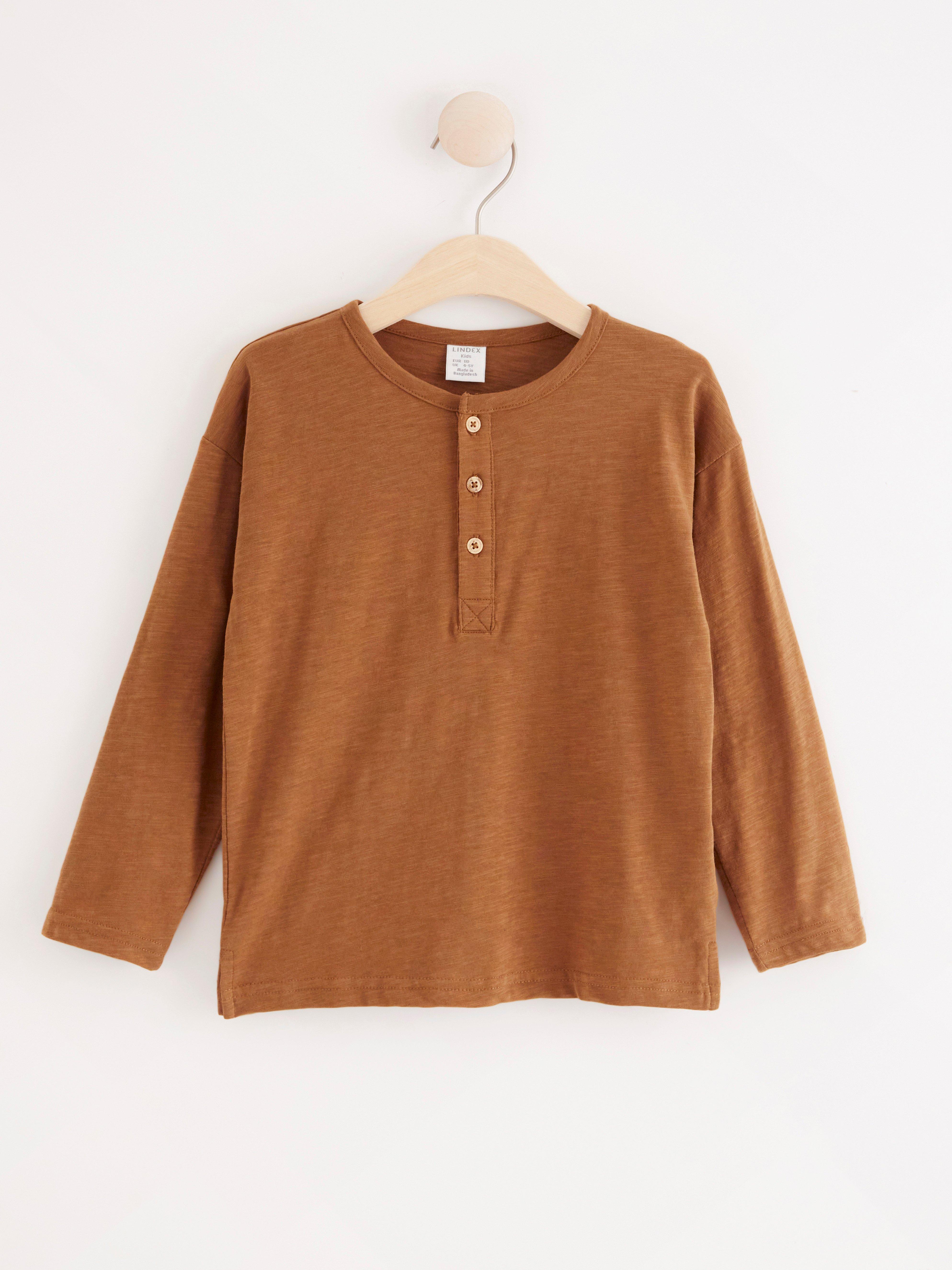 Top - Kids Wear - Brown