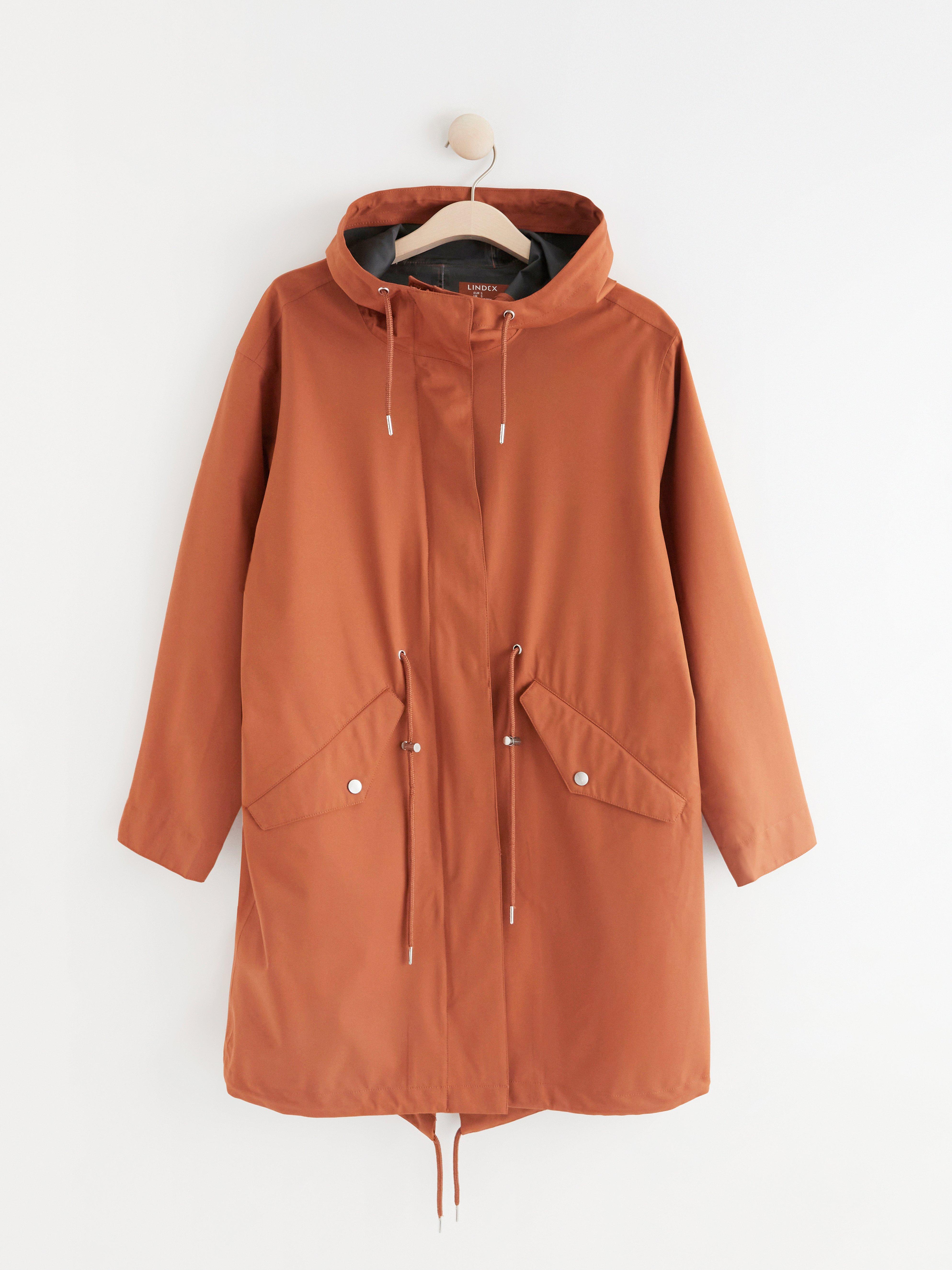 Rain Coat - Womens Wear - Orange