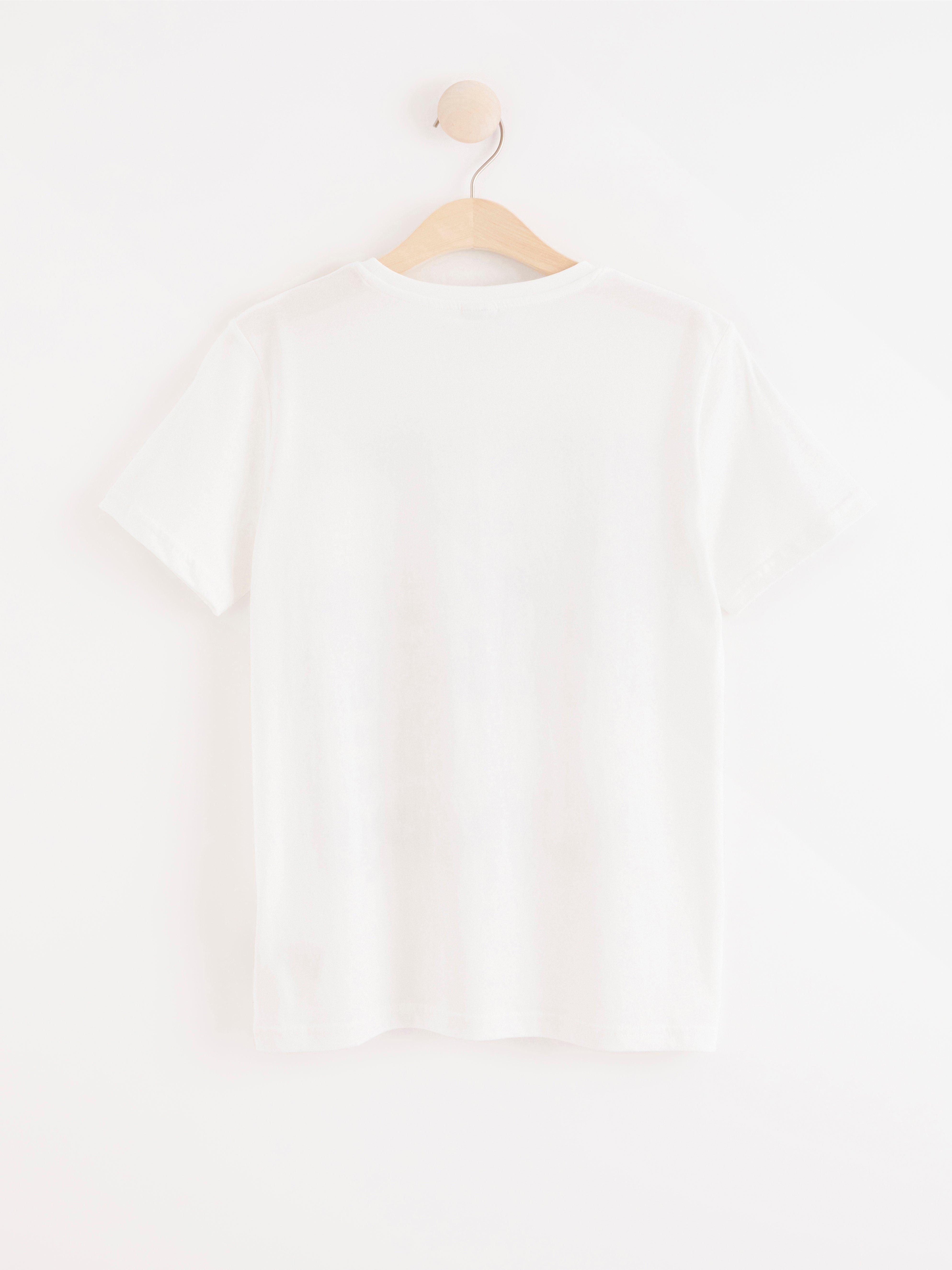 T-shirt - Barn - Hvit