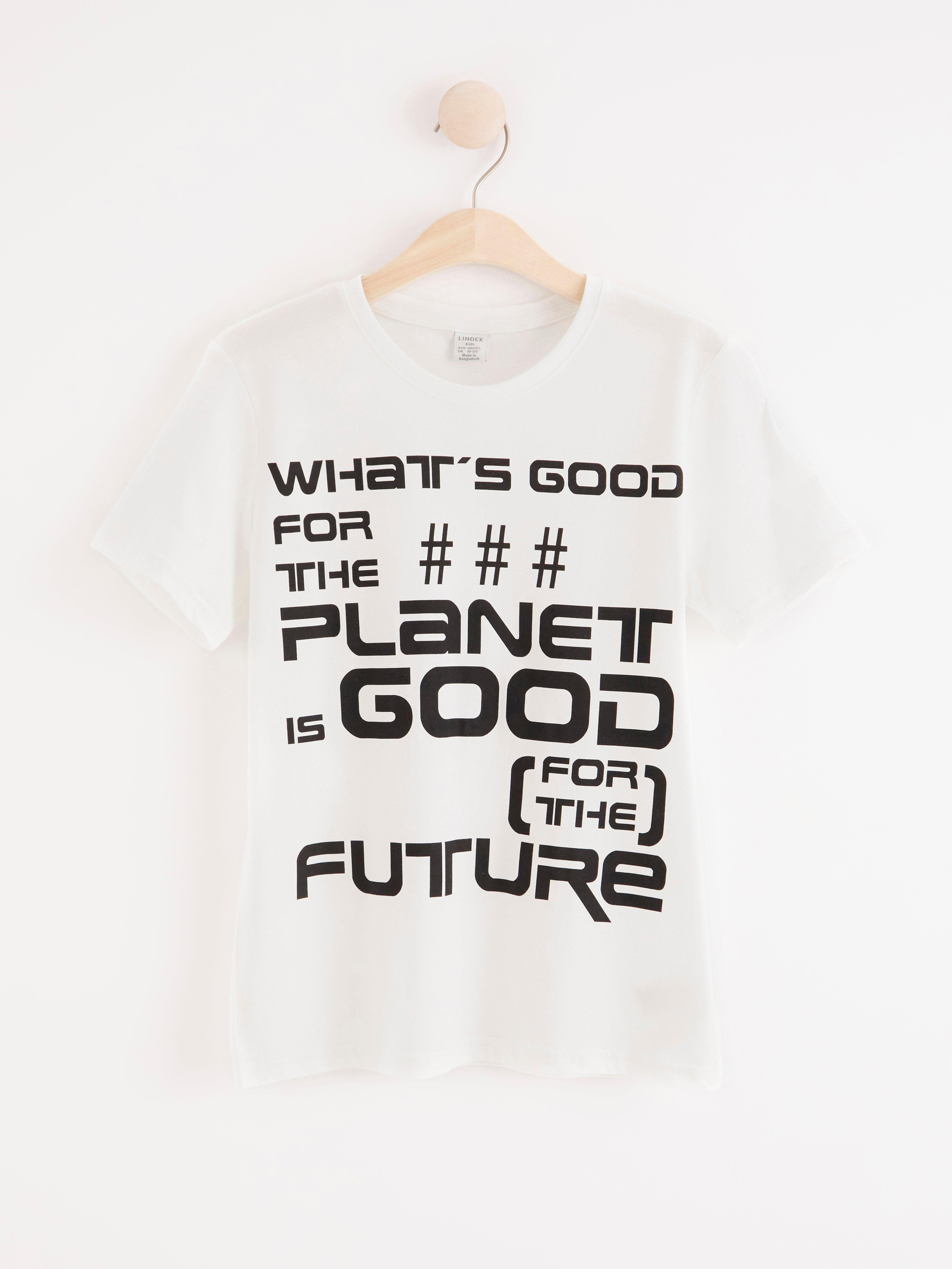 T-shirt - Barn - Hvit