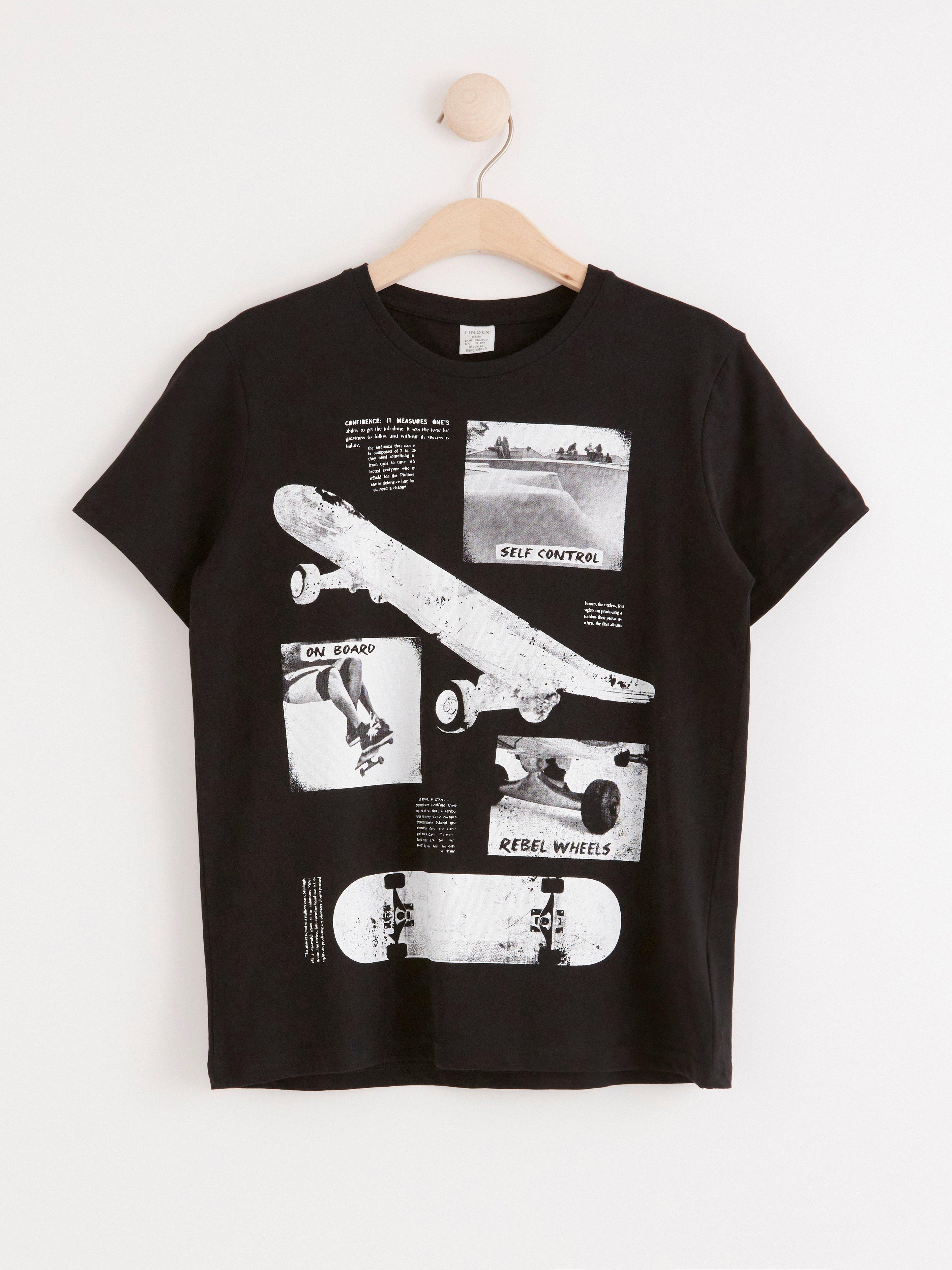 T-shirt - Barn - Svart