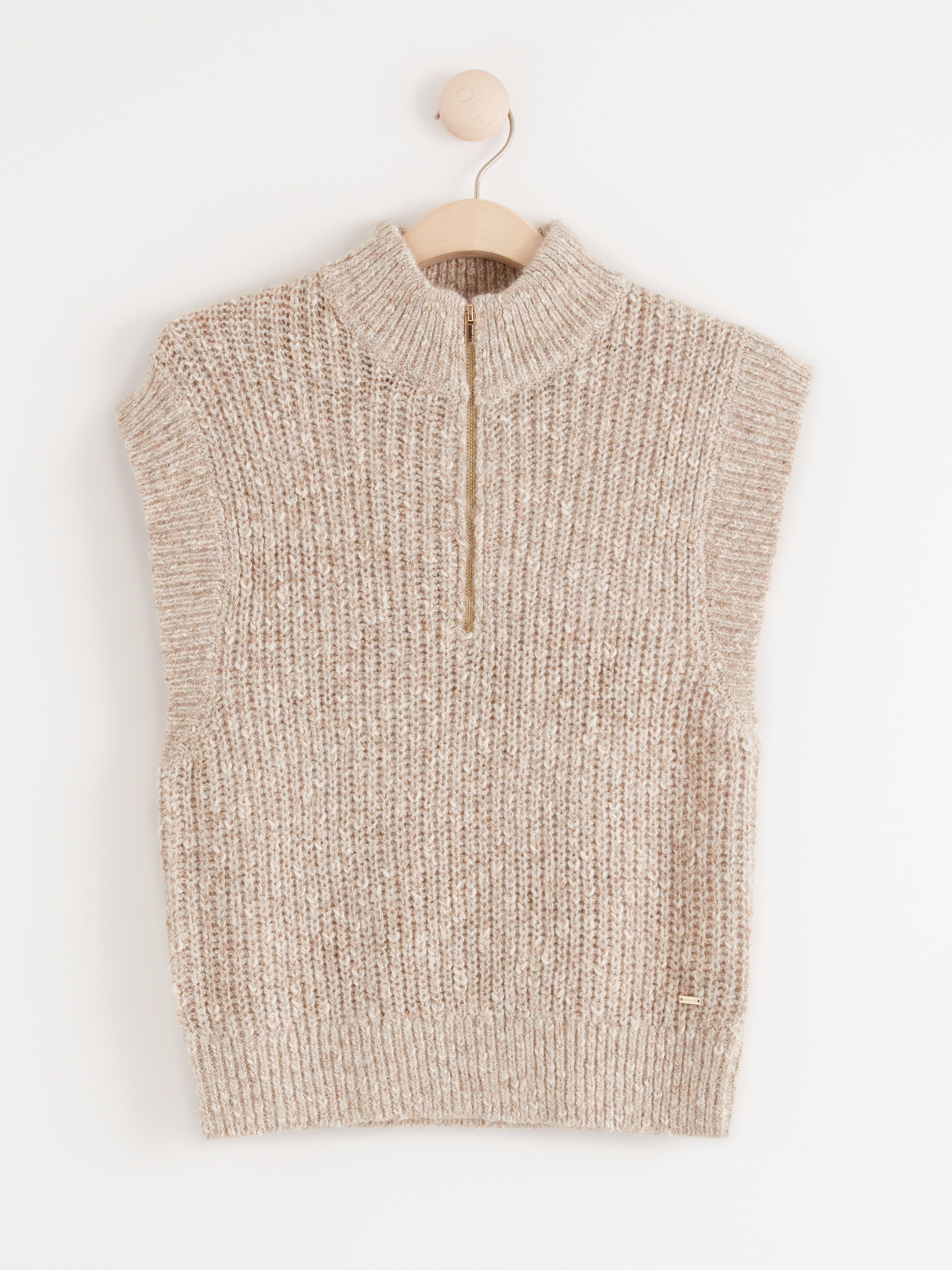 Vest - Womens Wear - Beige