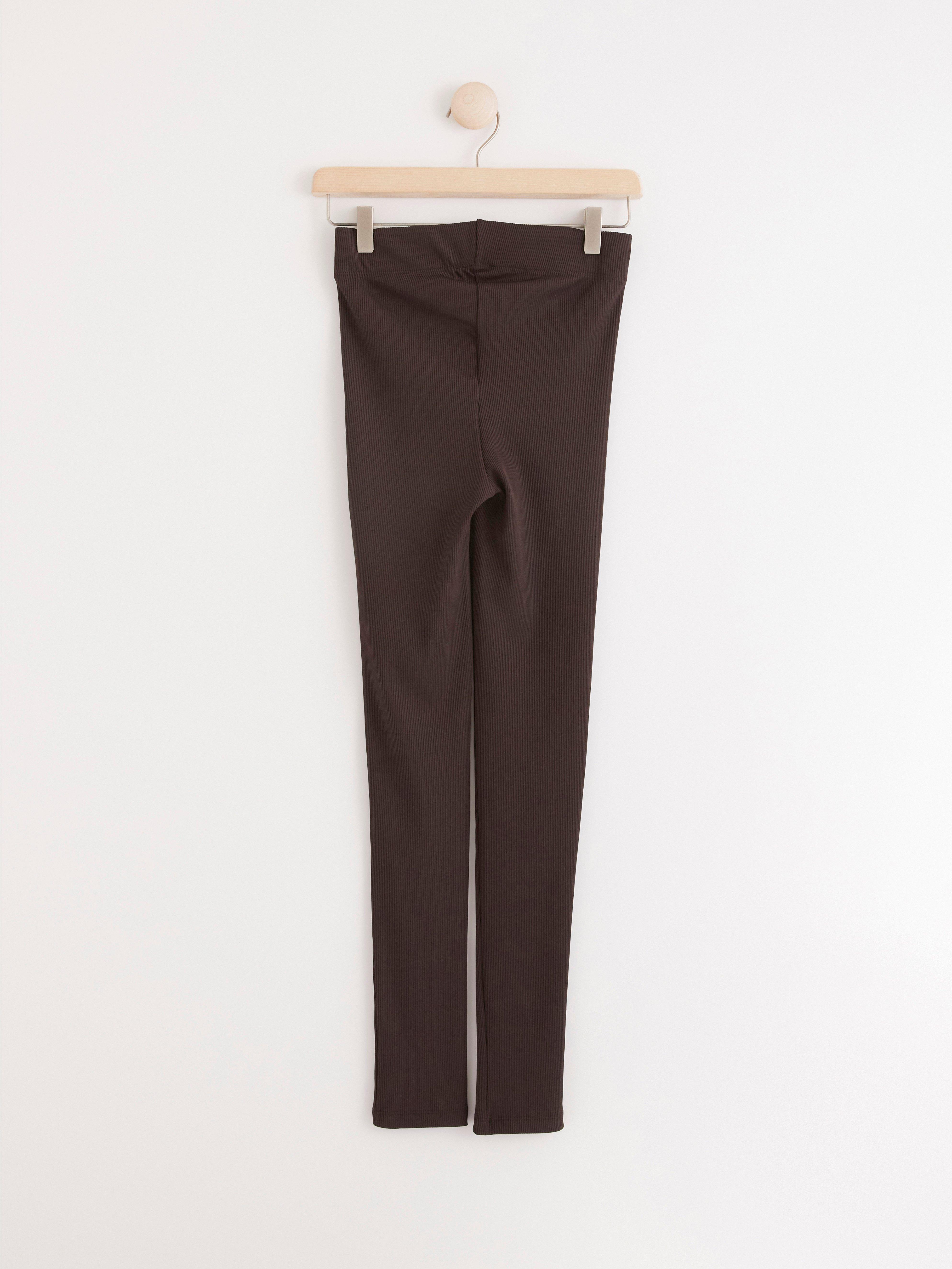 Leggings - Womens Wear - Brown