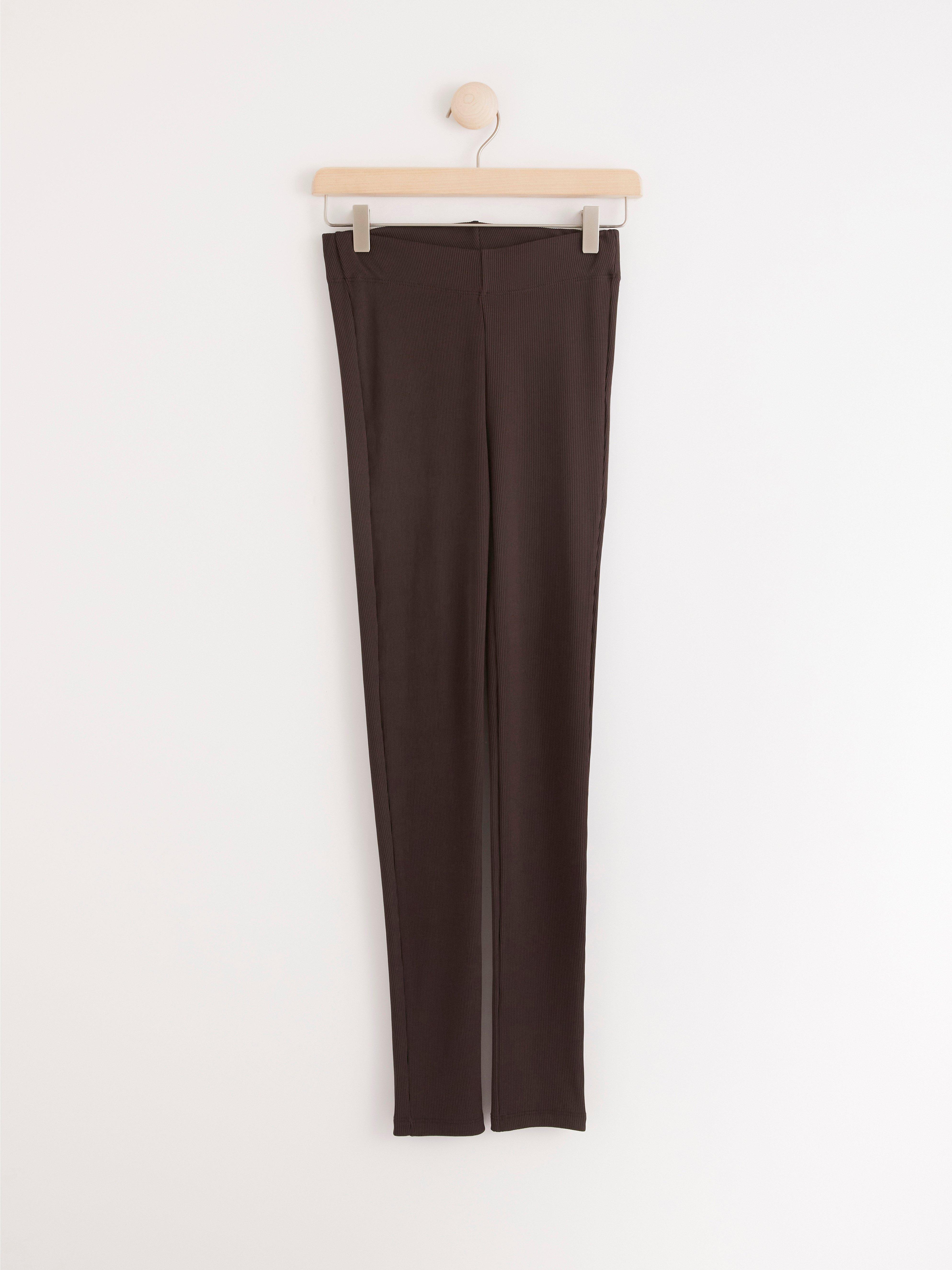 Leggings - Dame - Brun