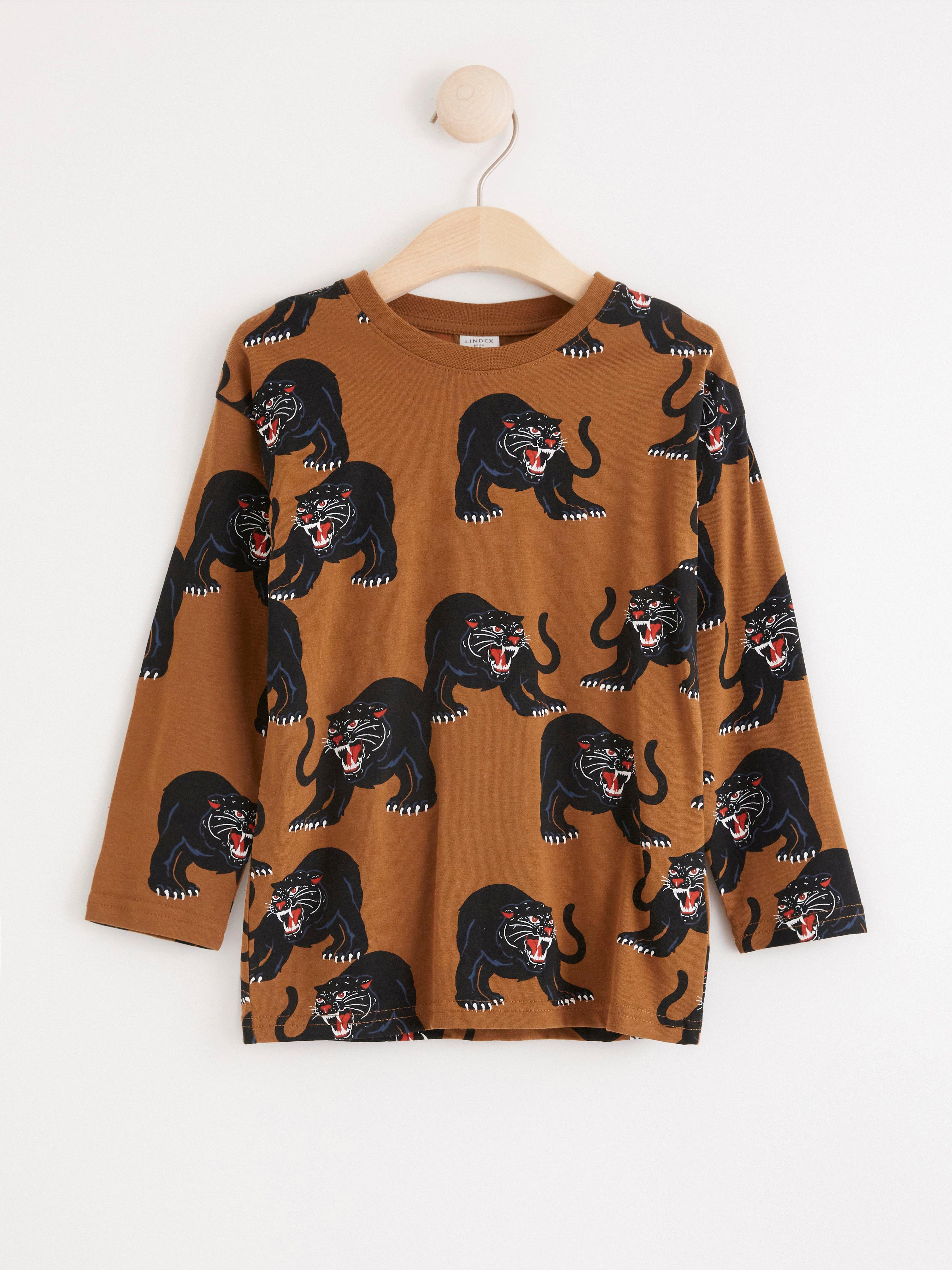 Top - Kids Wear - Brown