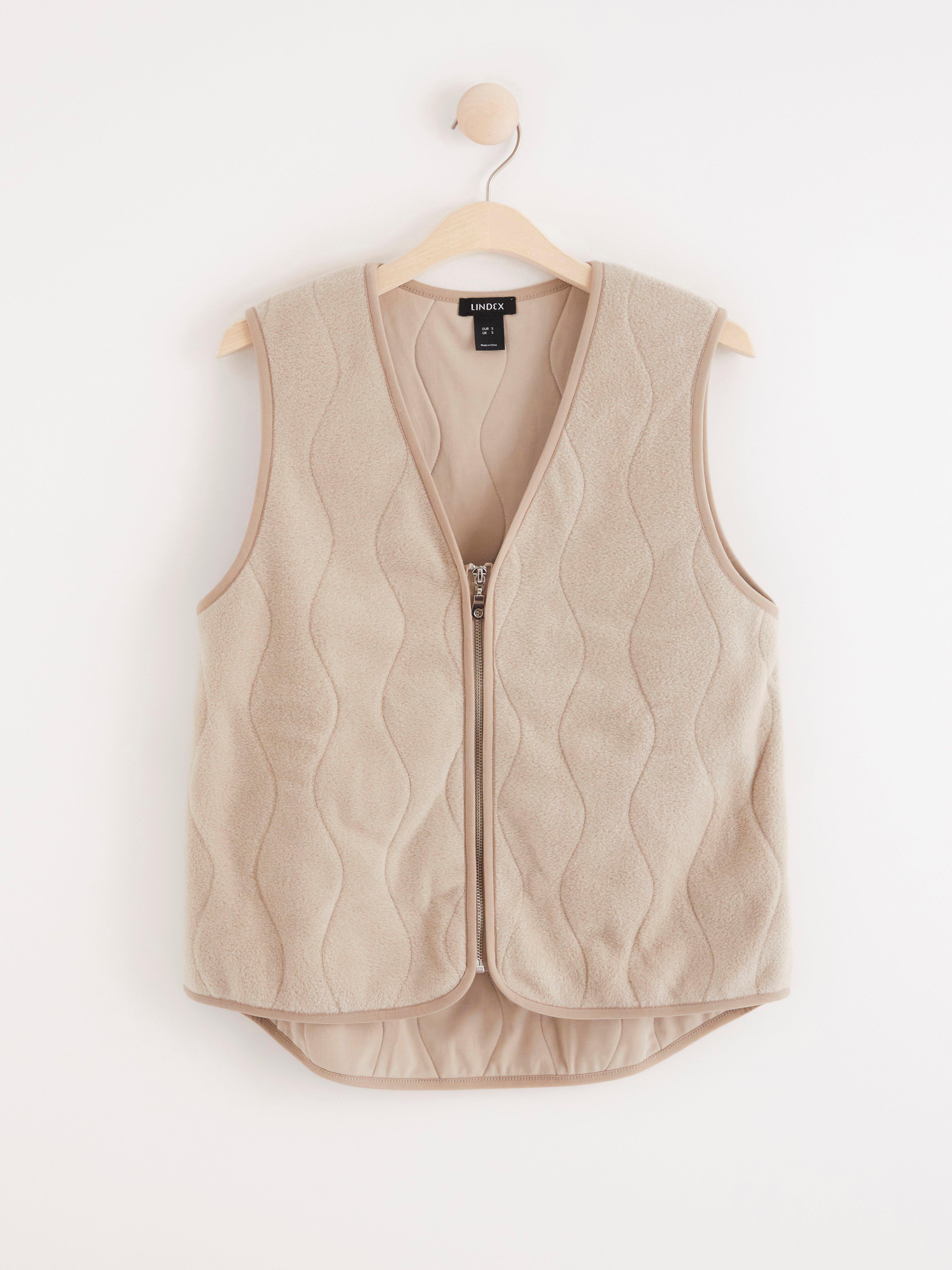 Vest - Womens Wear - Beige