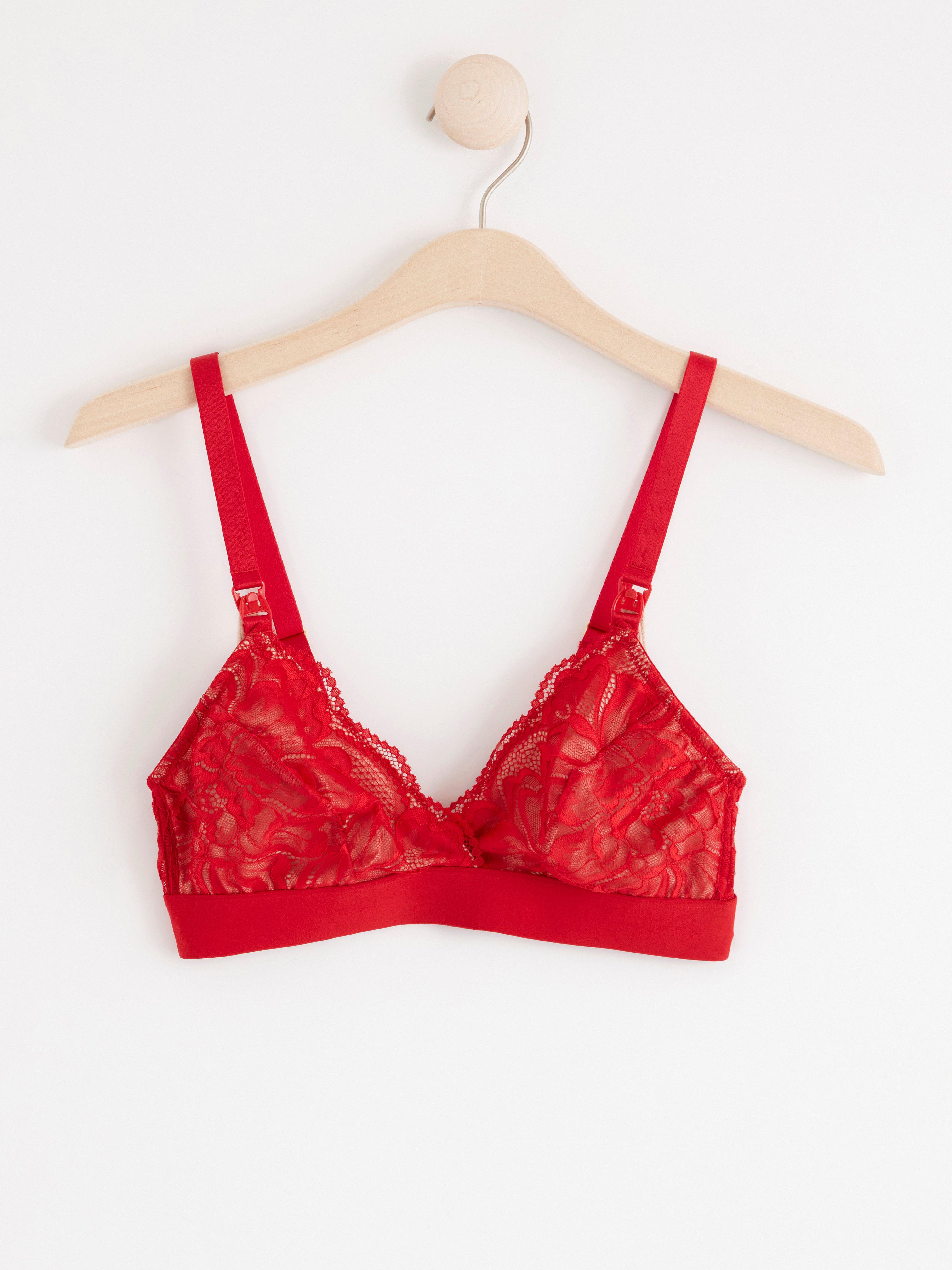 Bralette - Underkläder - Röd