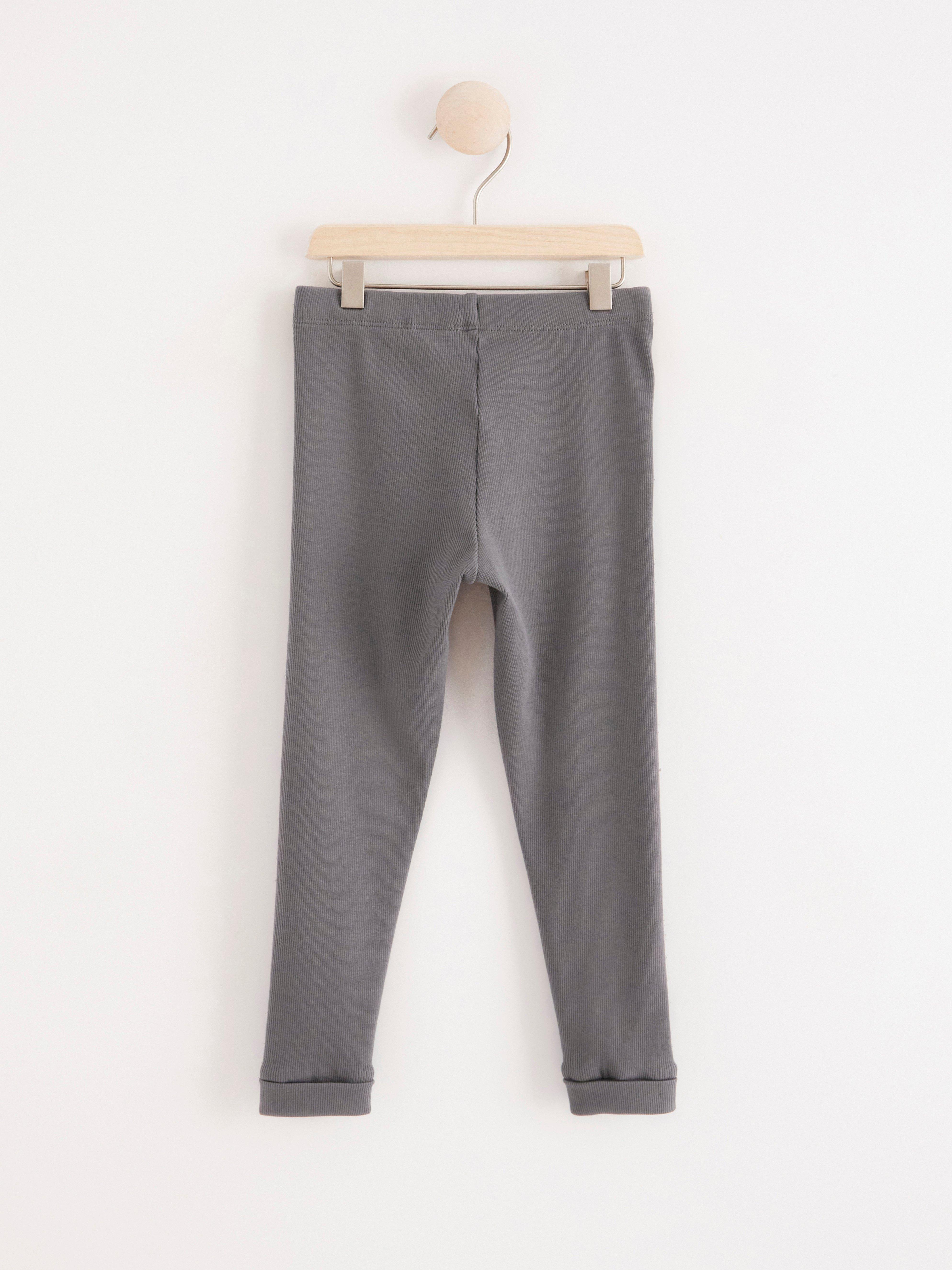 Leggings - Barn - Grå