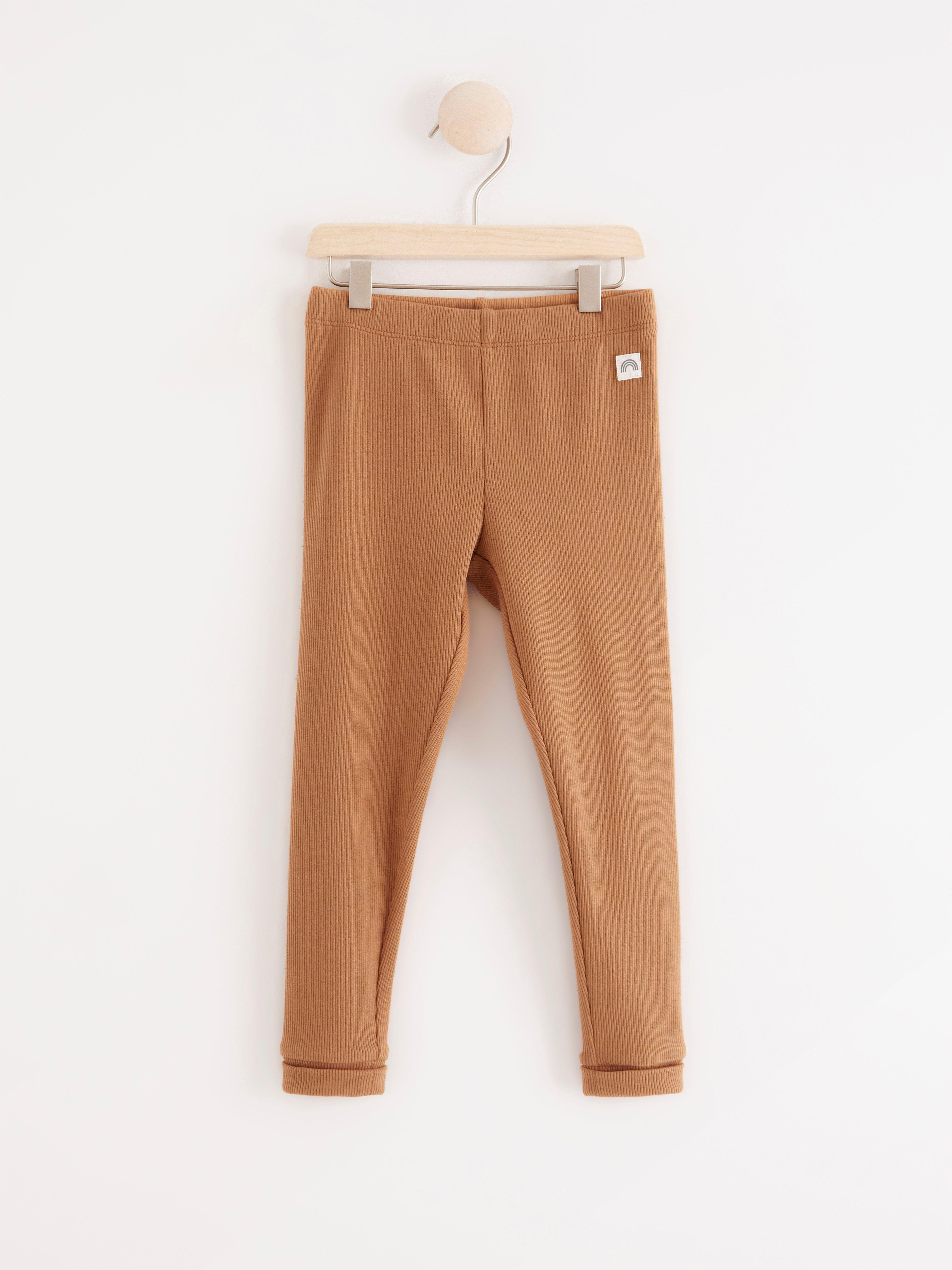 Leggingsit - Lapset - Ruskea