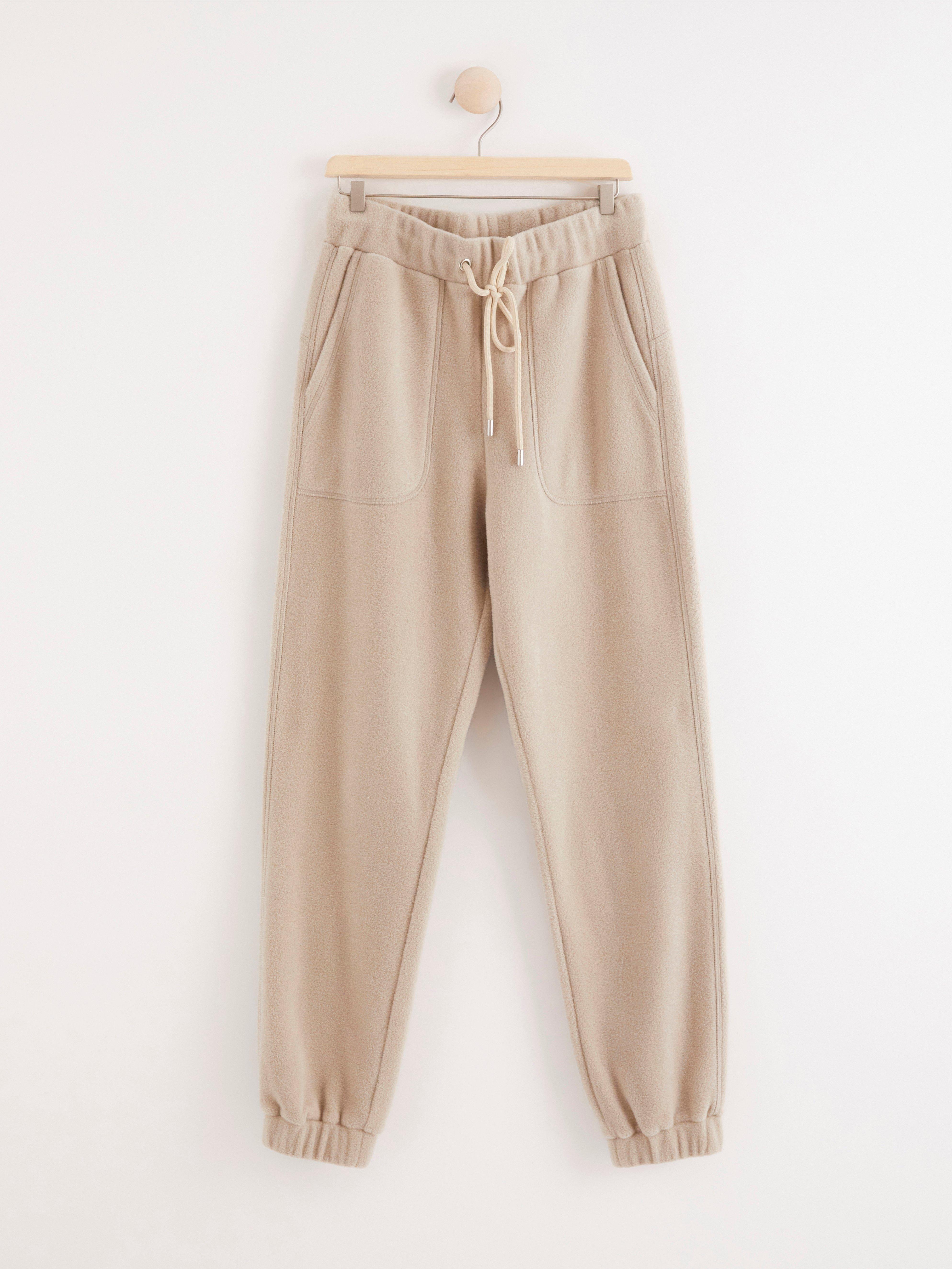 Sweat Pants - Womens Wear - Beige