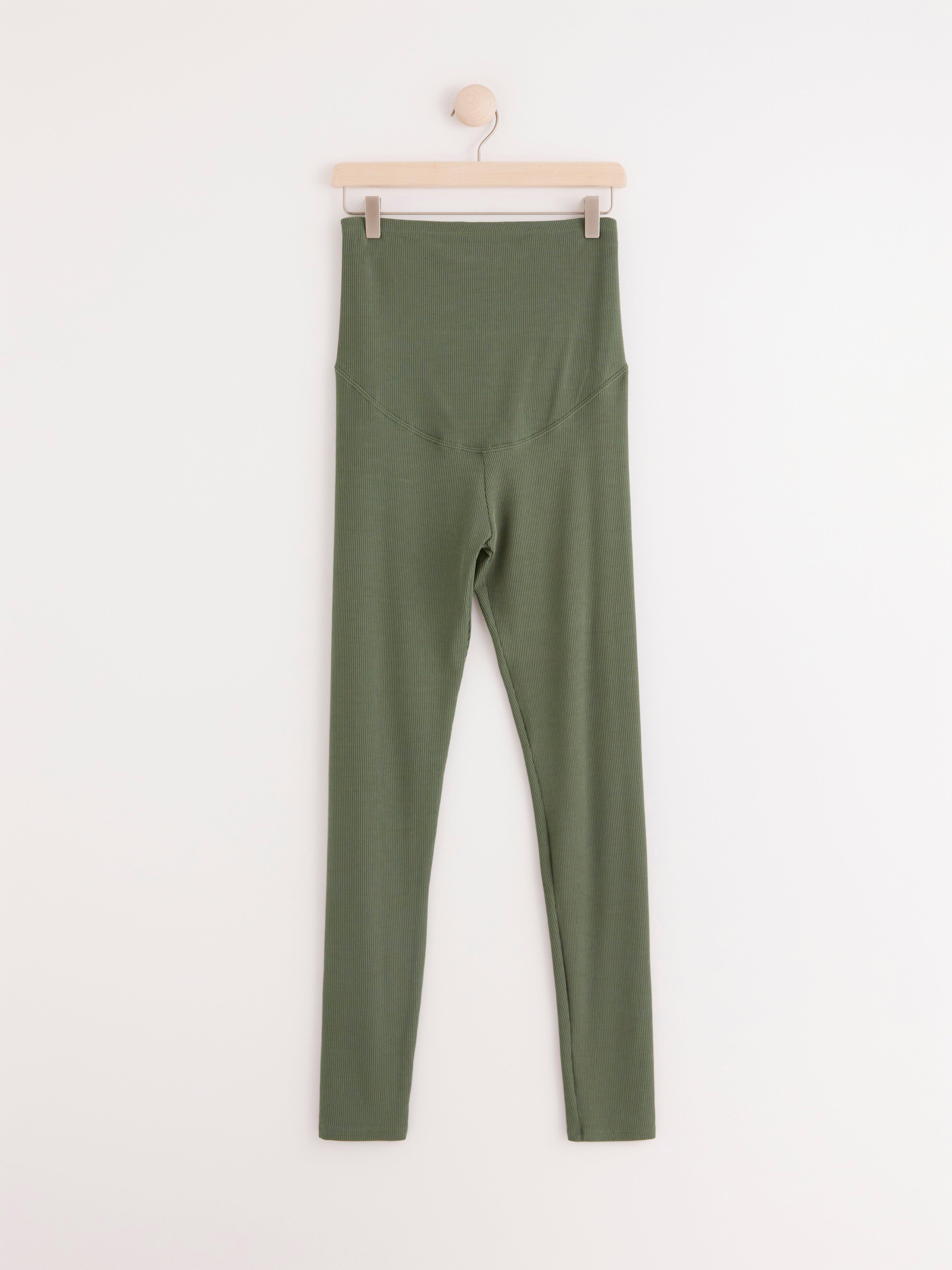 Maternity Leggings - Womens Wear - Green