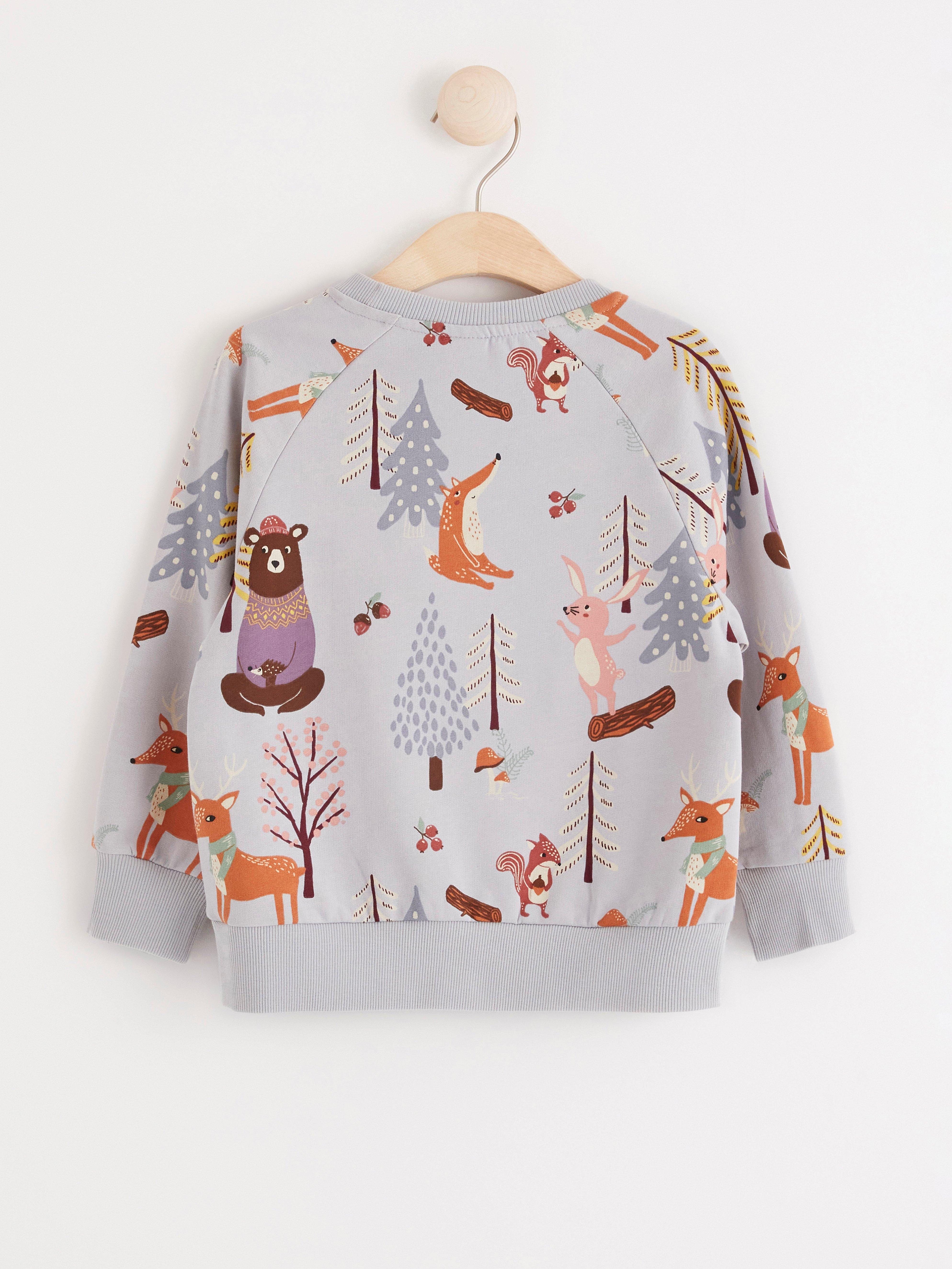 Sweatshirt - Barn - Grå