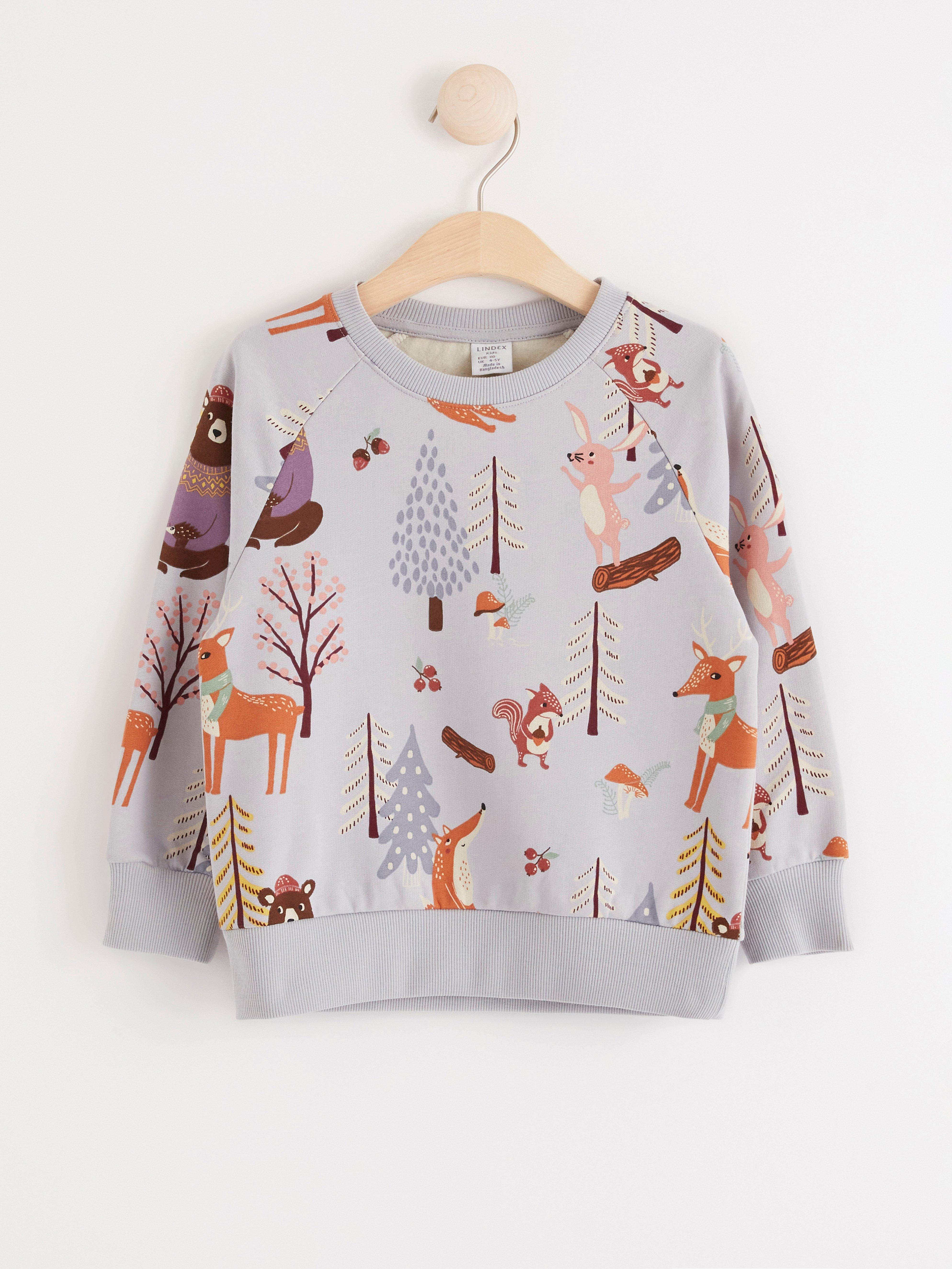 Sweatshirt - Barn - Grå