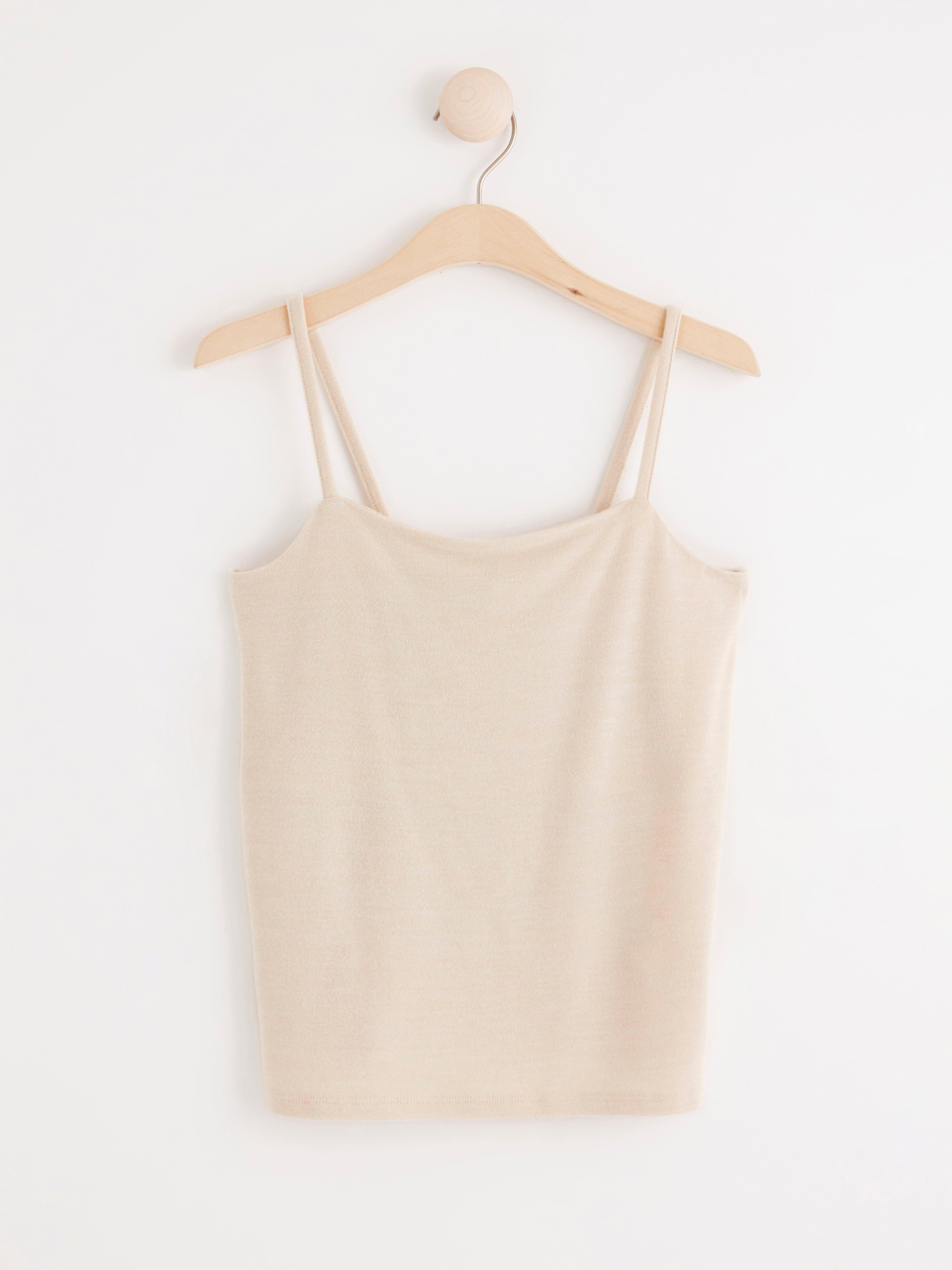 Alustoppi - Naiset - Beige