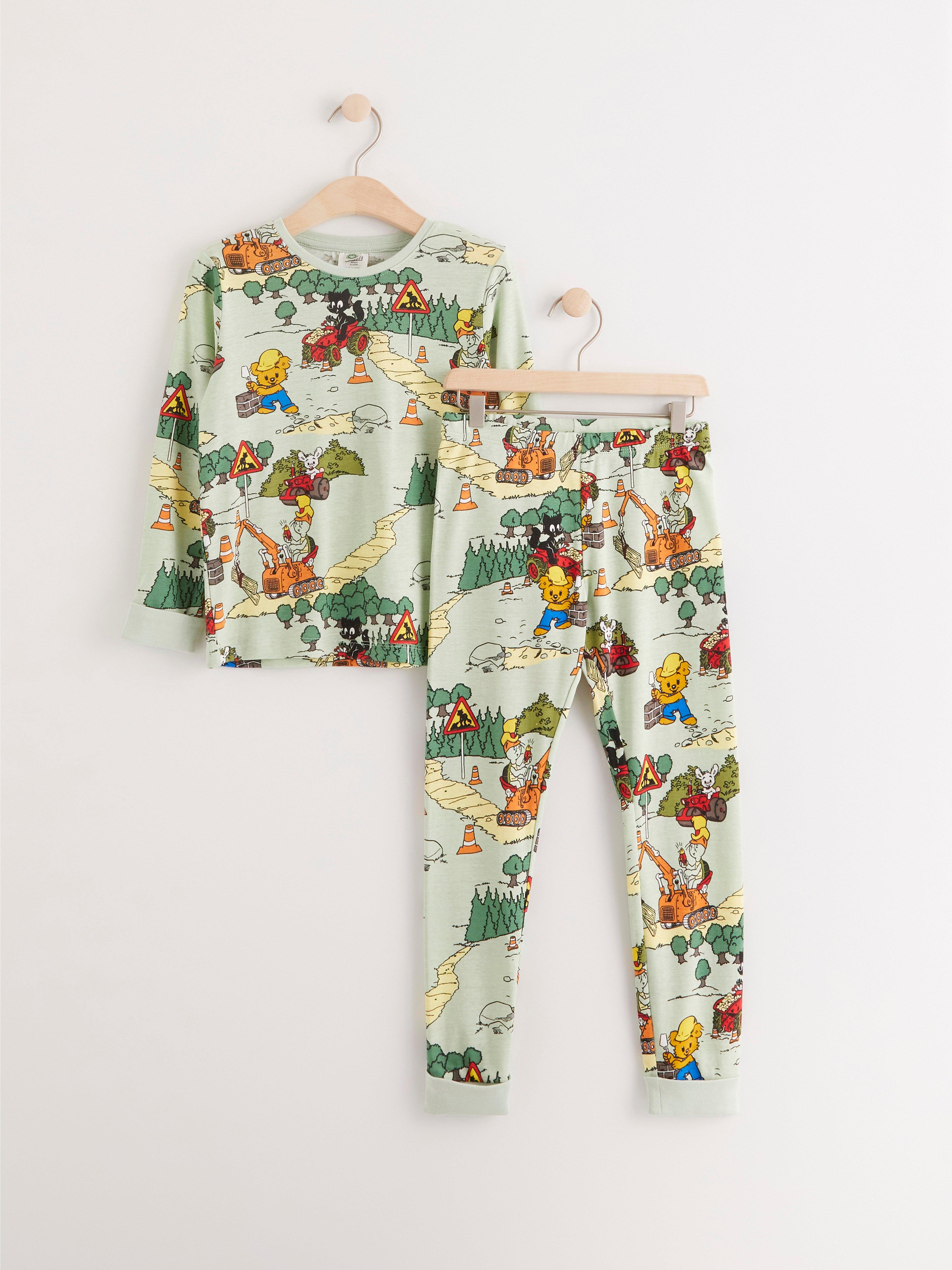 Pyjamas - Barn - Grön