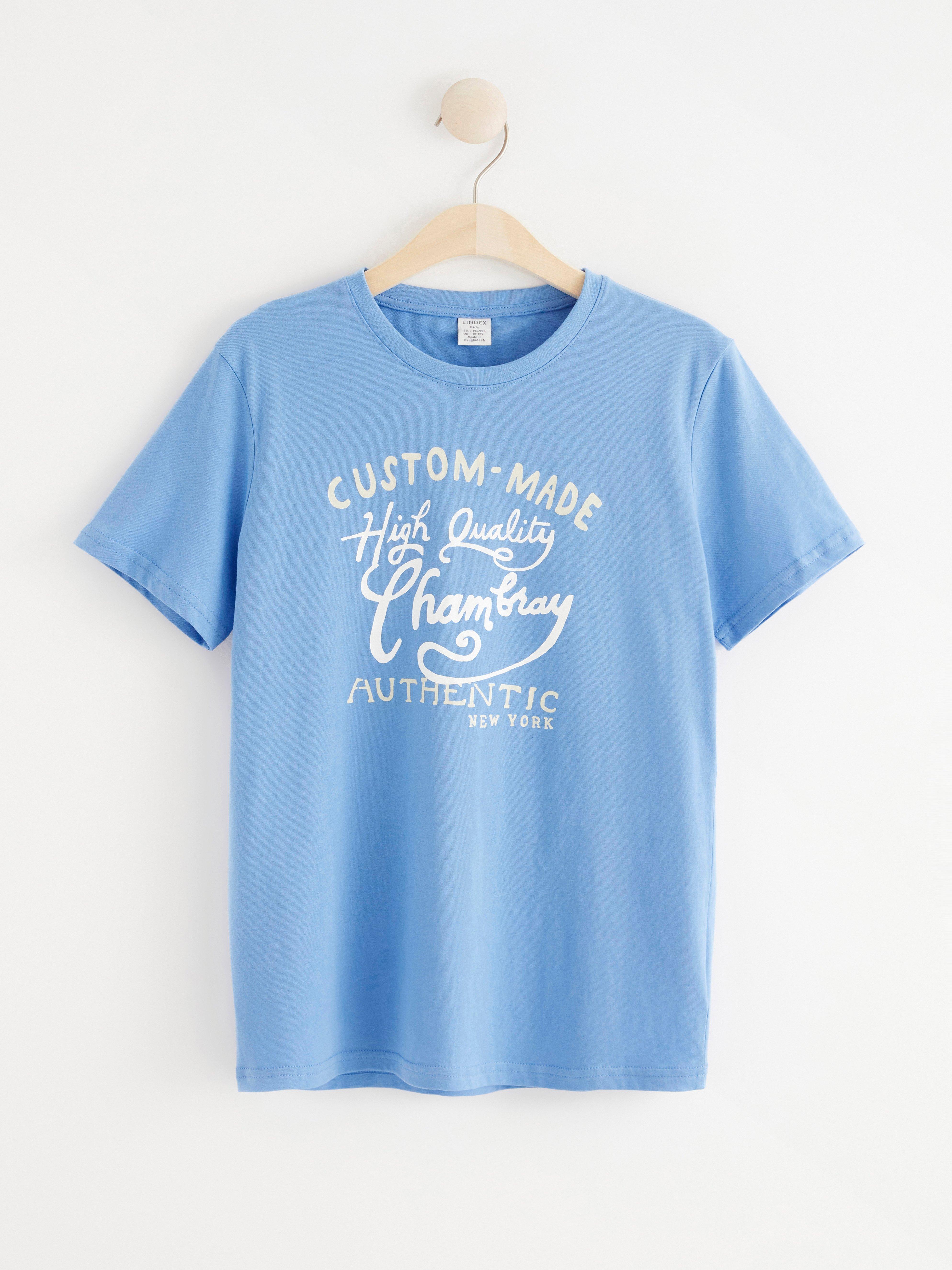 T-shirt - Barn - Blå