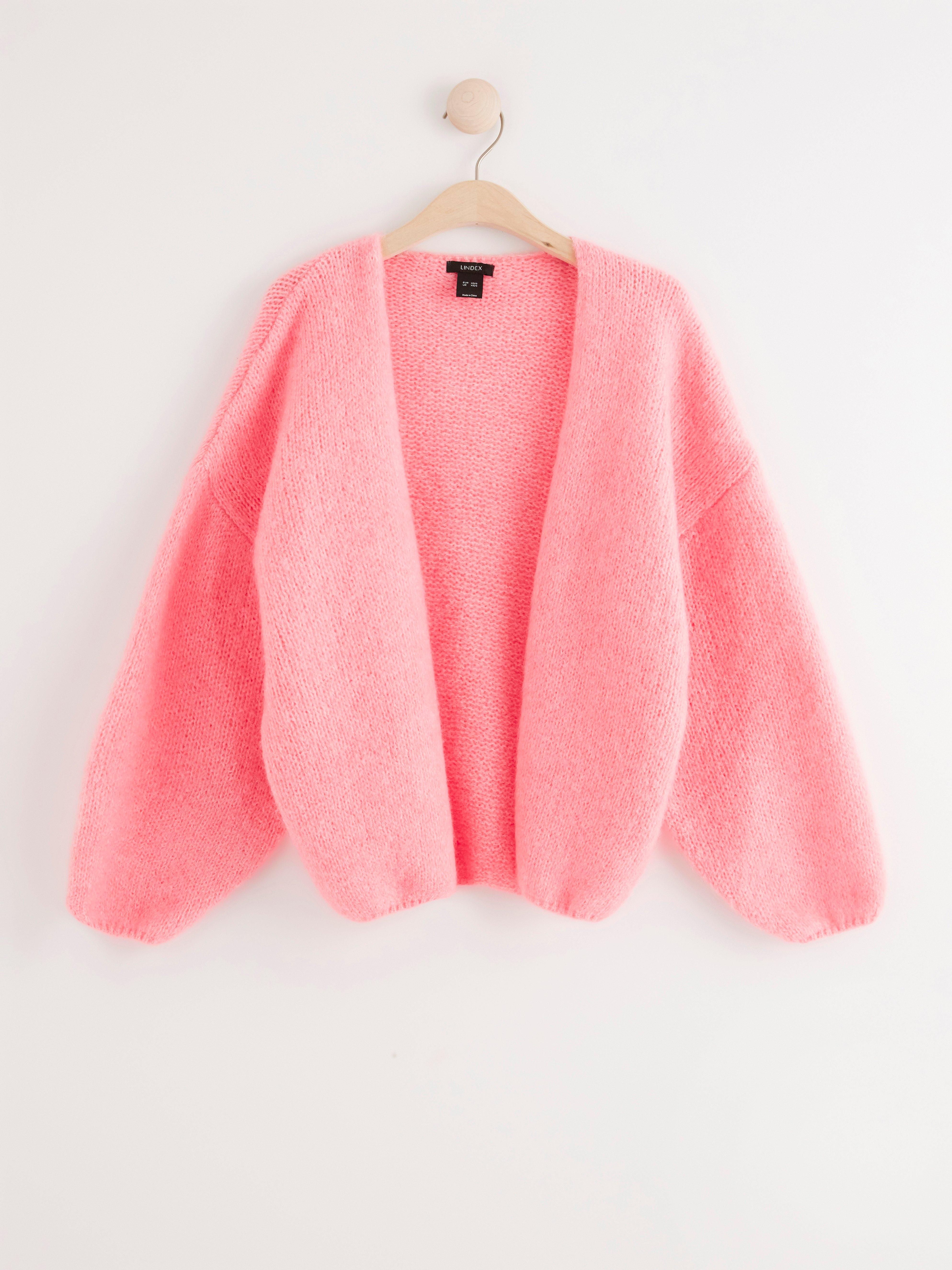 Cardigan - Dam - Rosa
