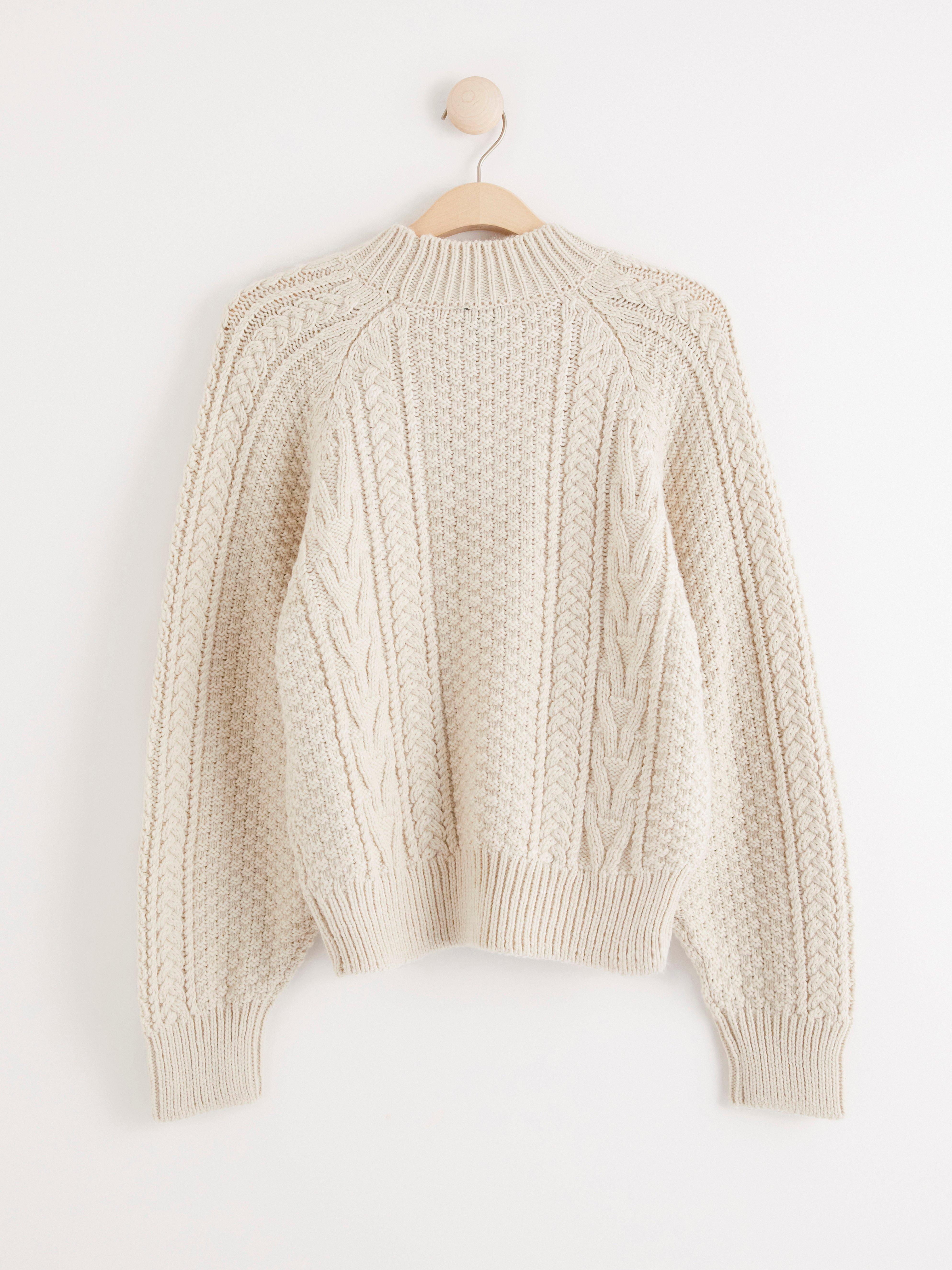 Tröja - Dam - Beige