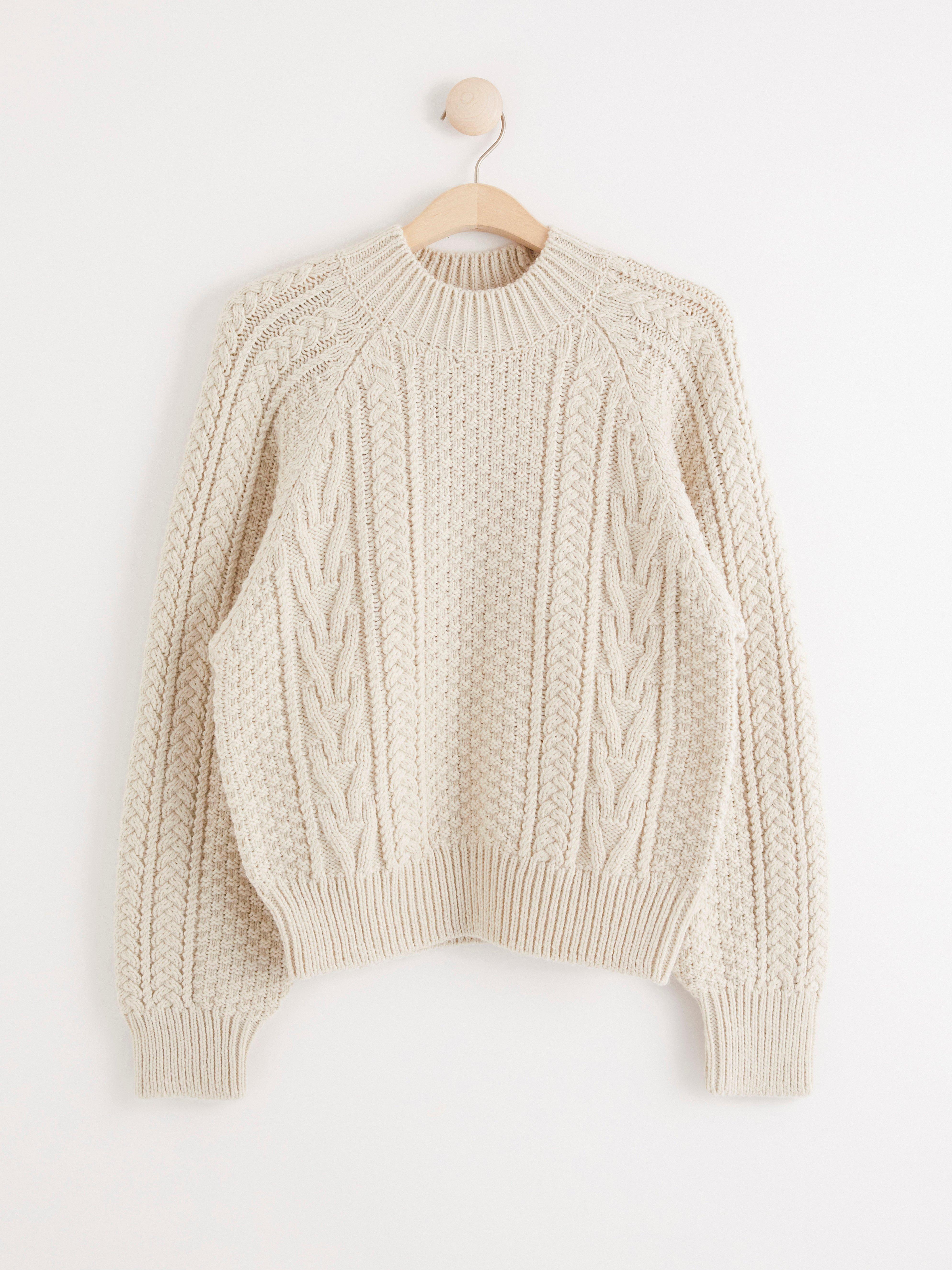 Tröja - Dam - Beige