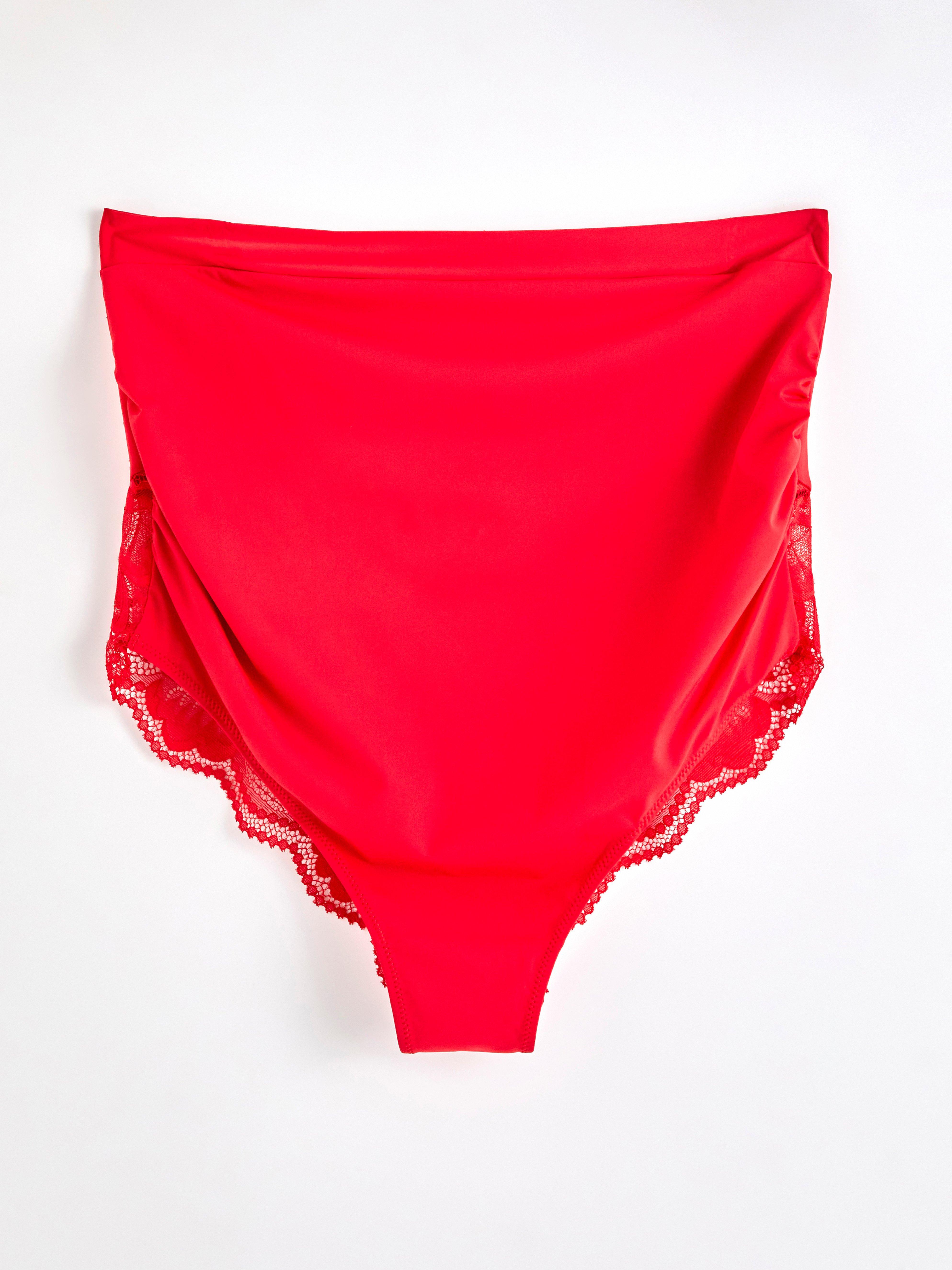 Brazilian High - Lingerie - Red