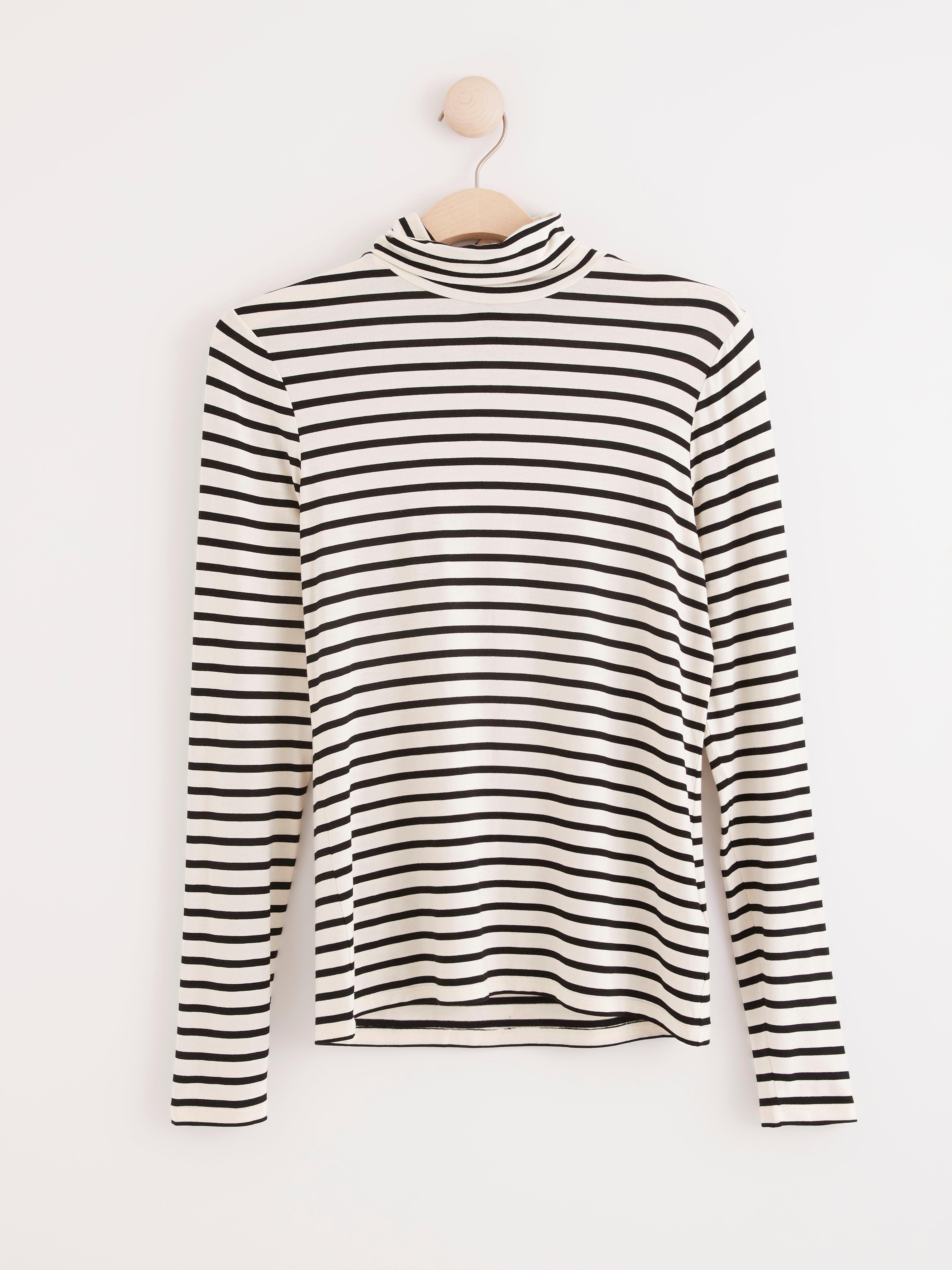 Roller Neck Top - Womens Wear - White