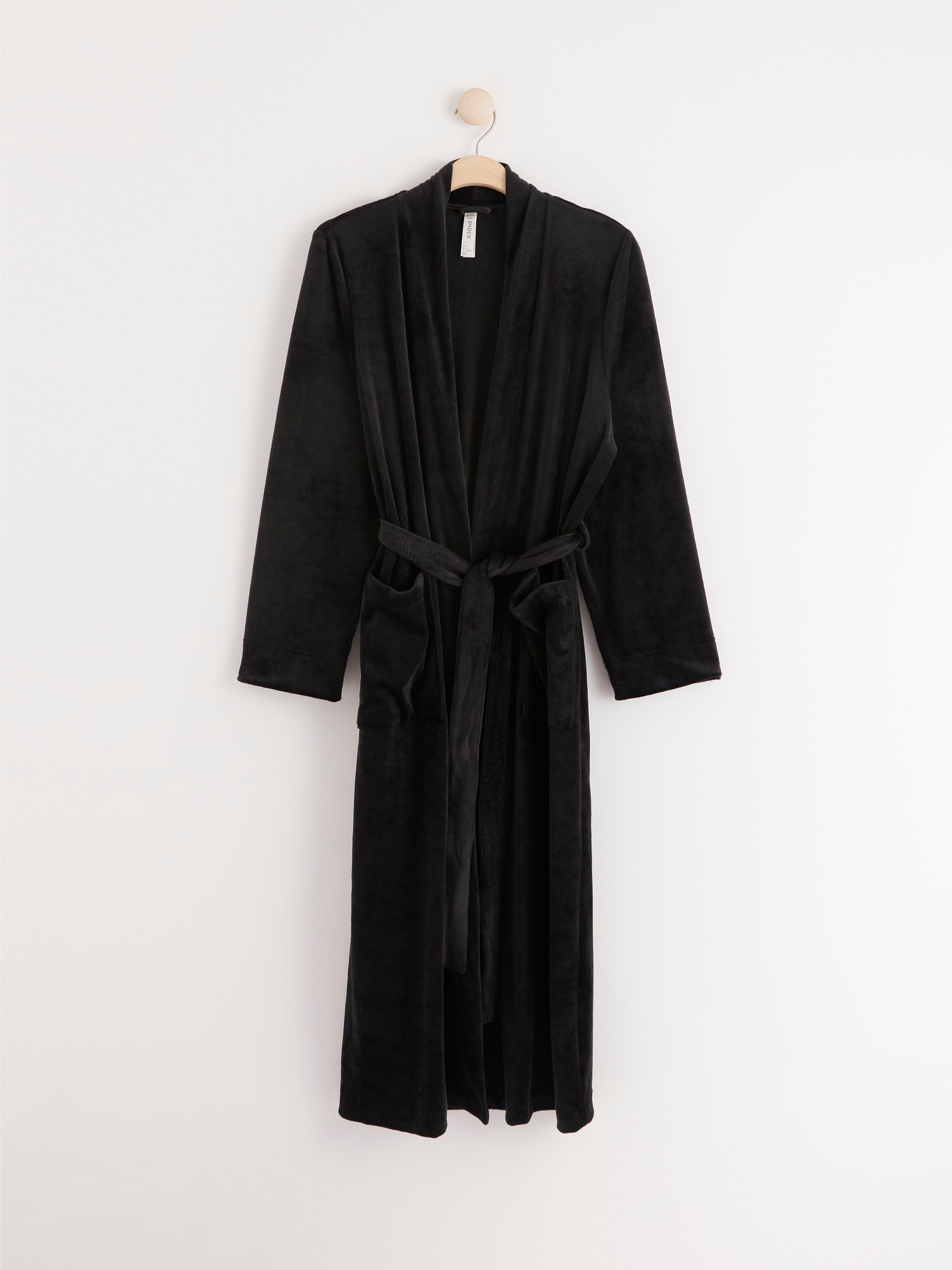 Velour robe Lindex