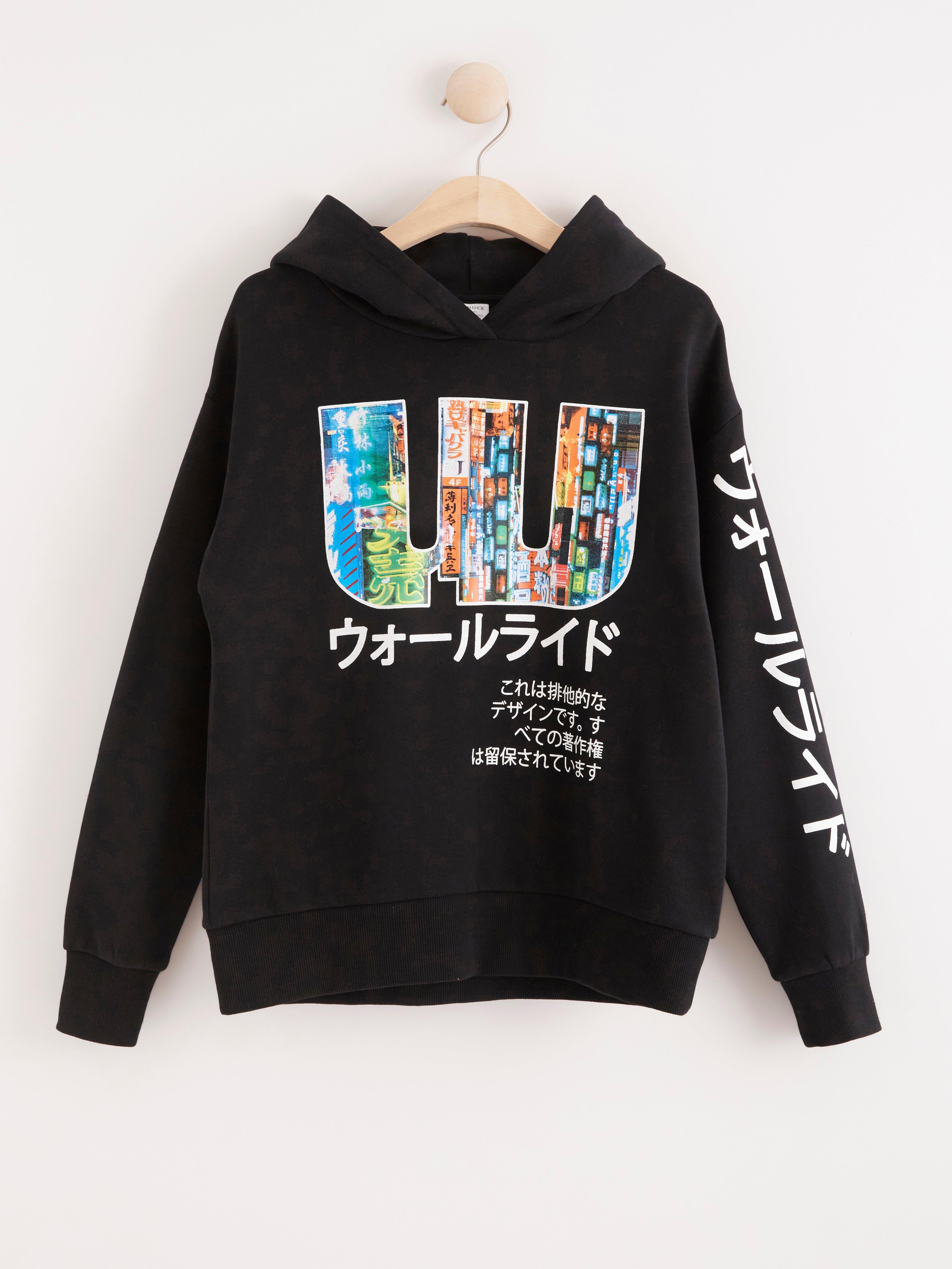 Huvtröja - Barn - Svart