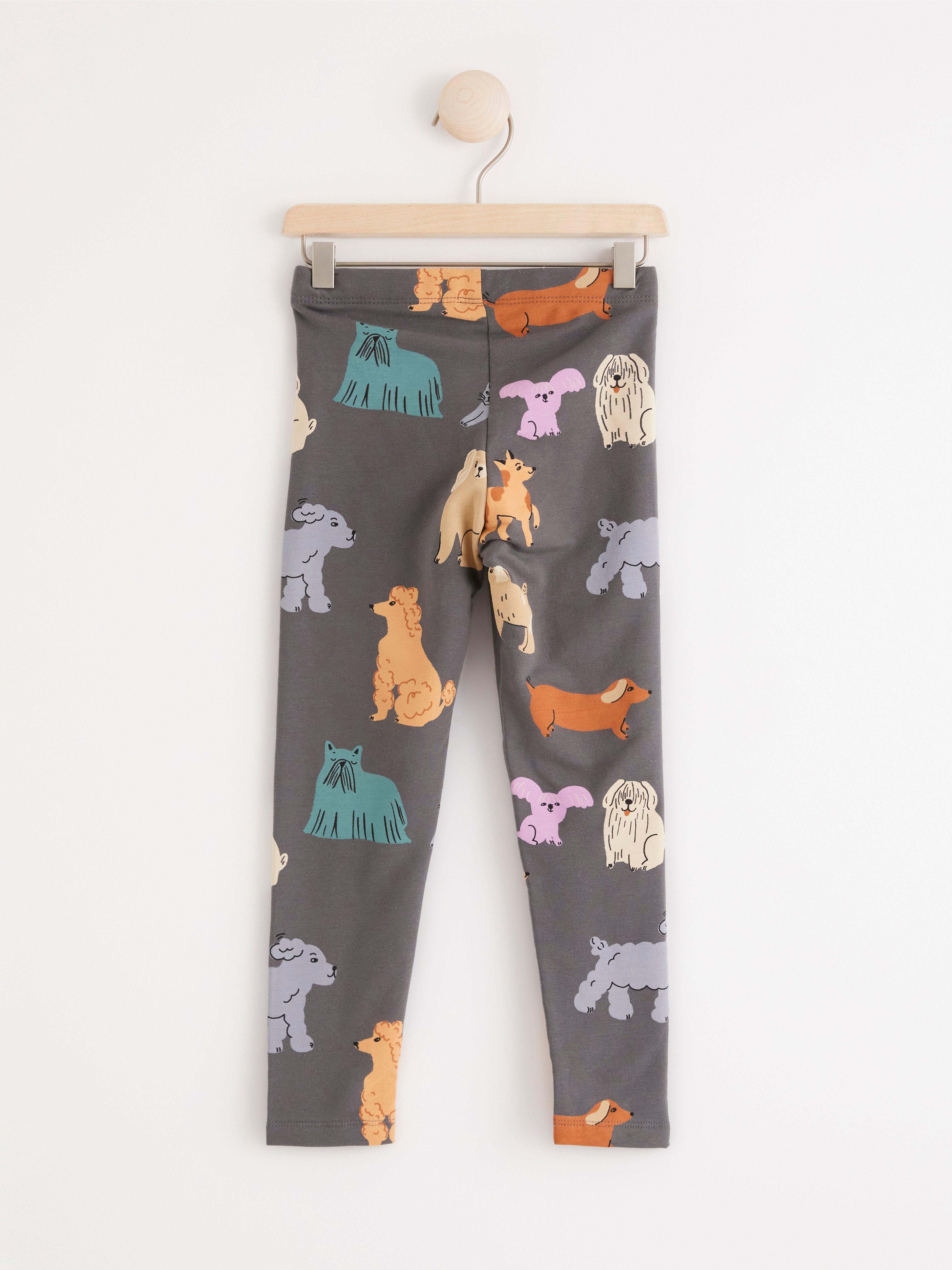 Leggings - Barn - Grå