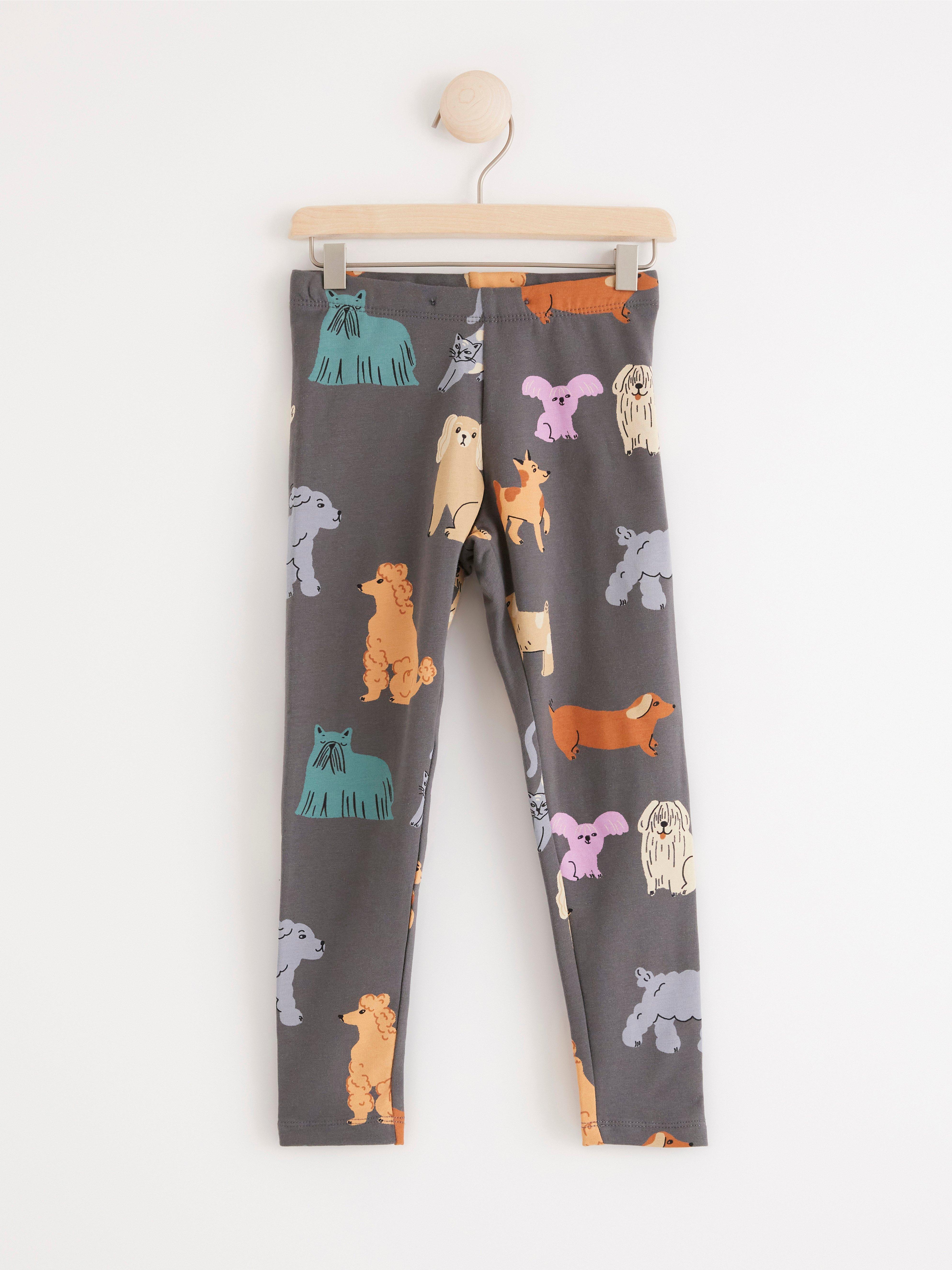 Leggings - Barn - Grå