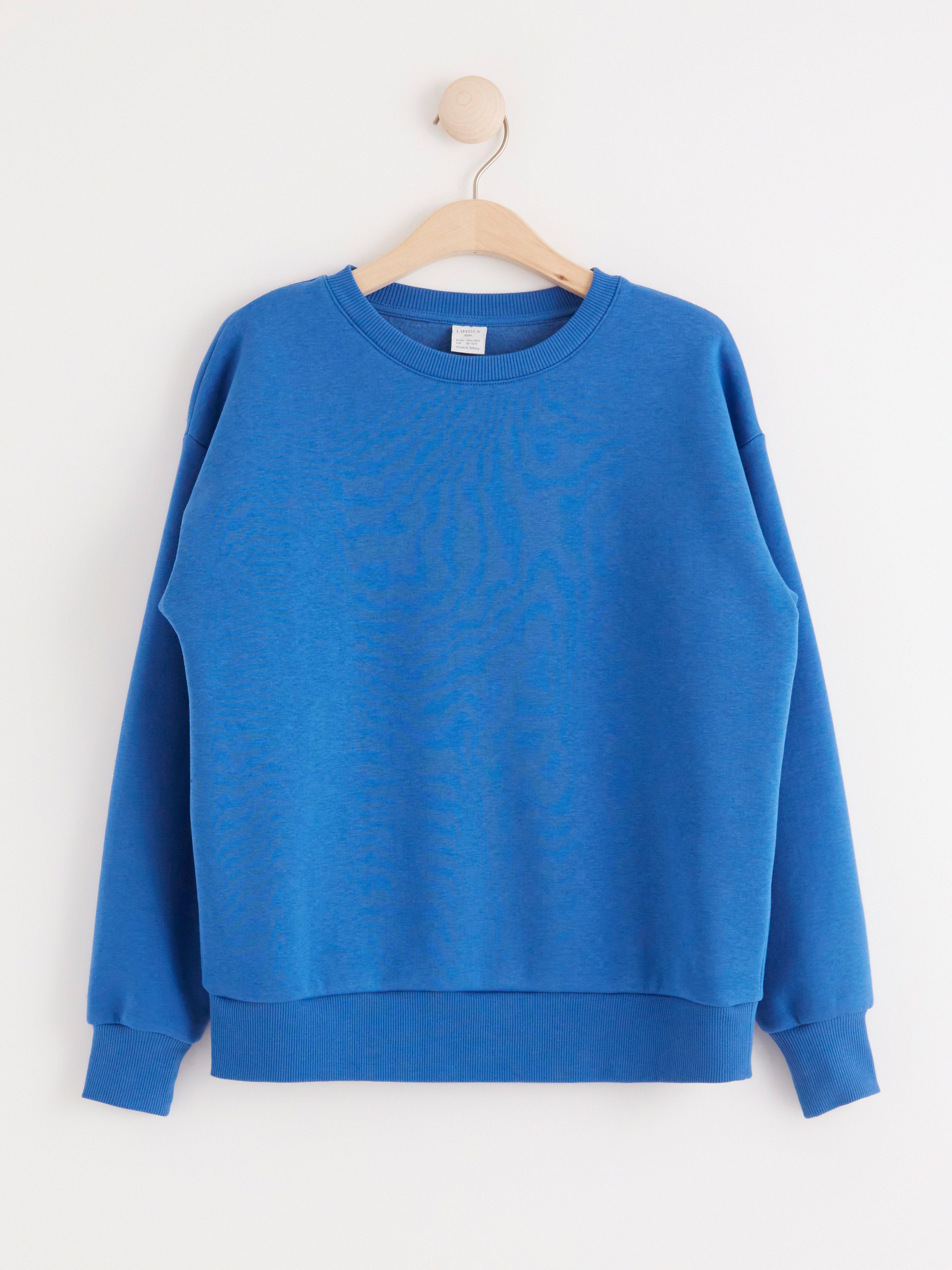 Sweatshirt - Barn - Blå