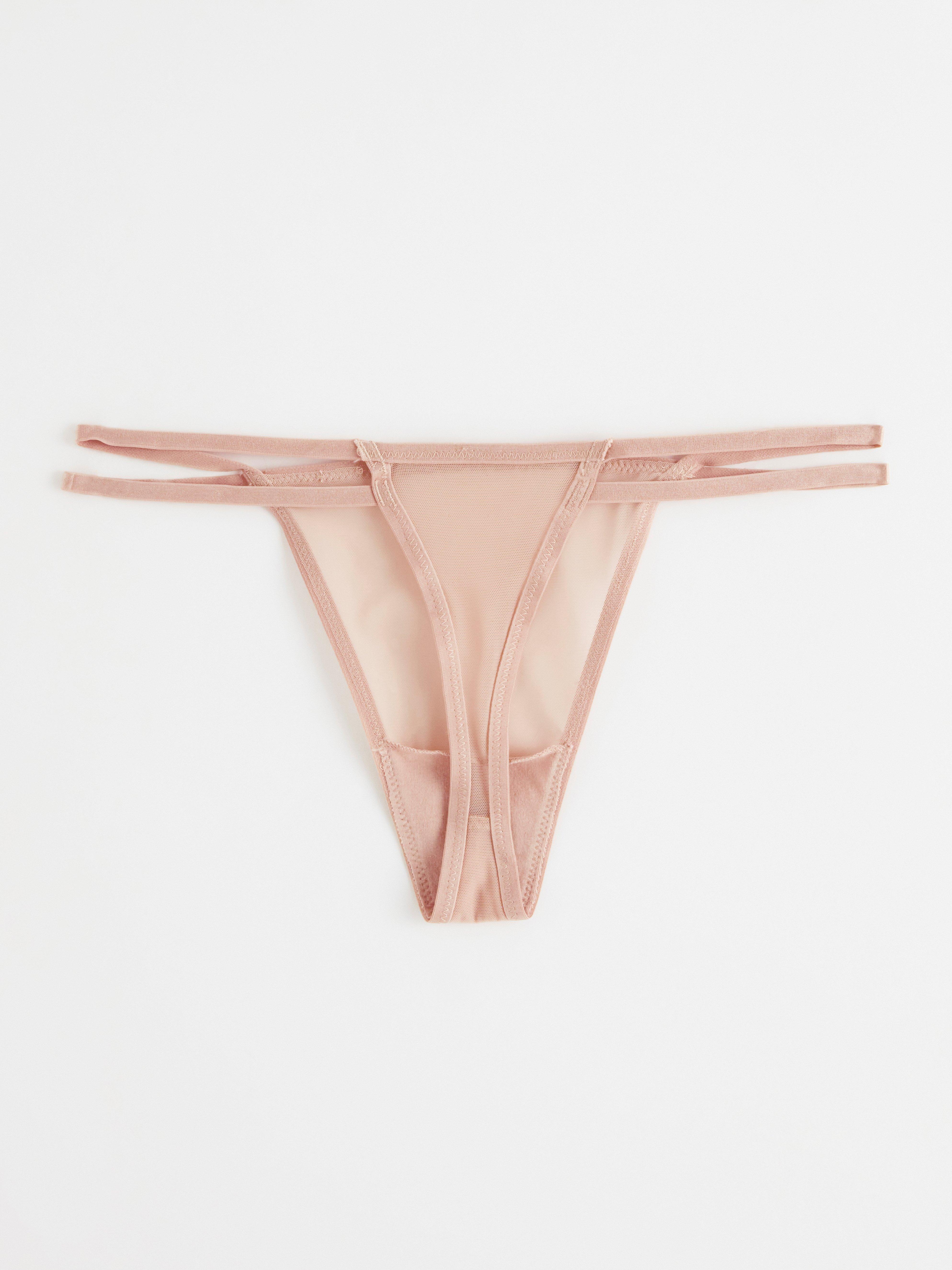Thong Low - Lingerie - Beige