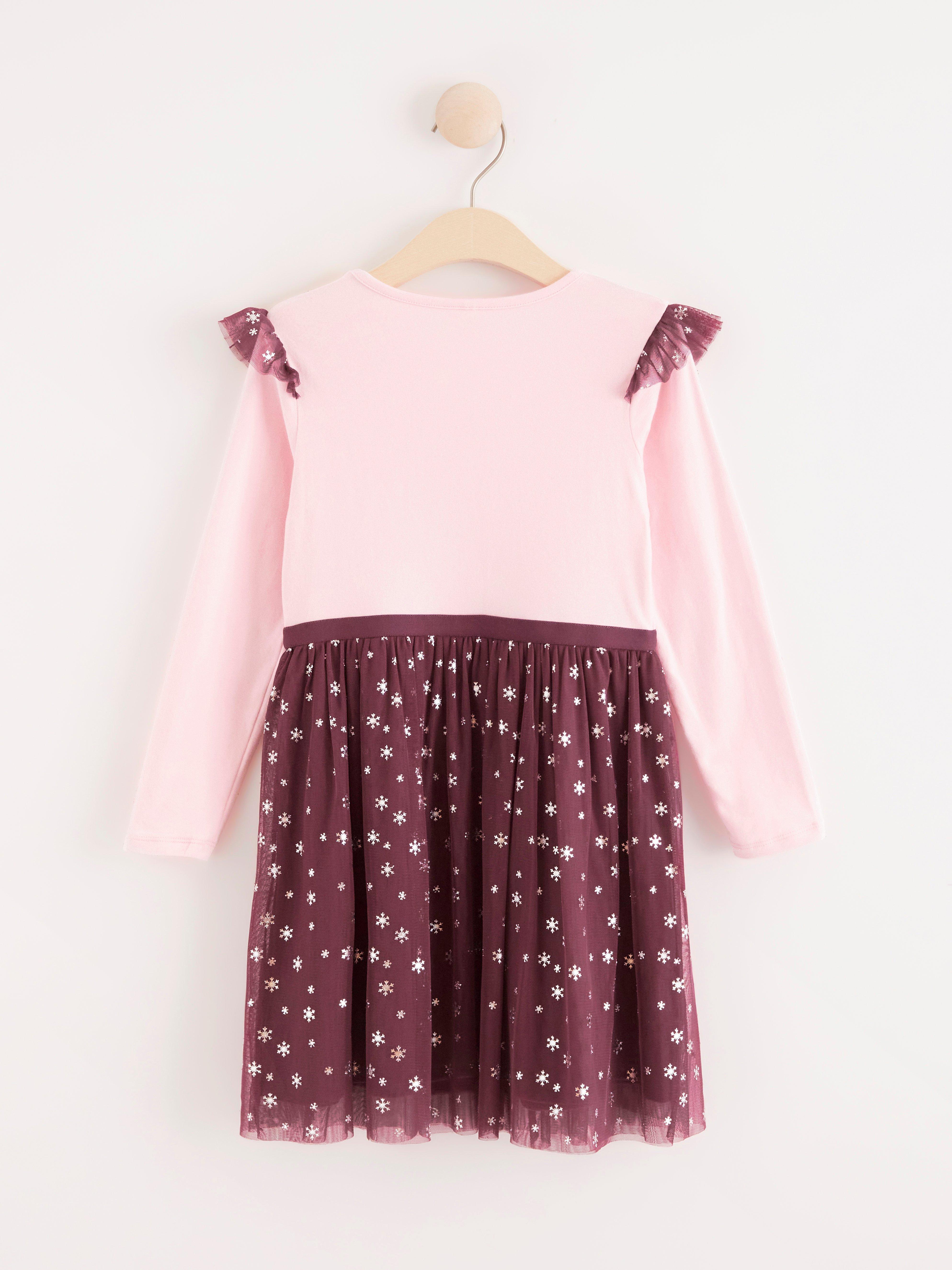 Frozen Jersey dress with tulle skirt | Lindex