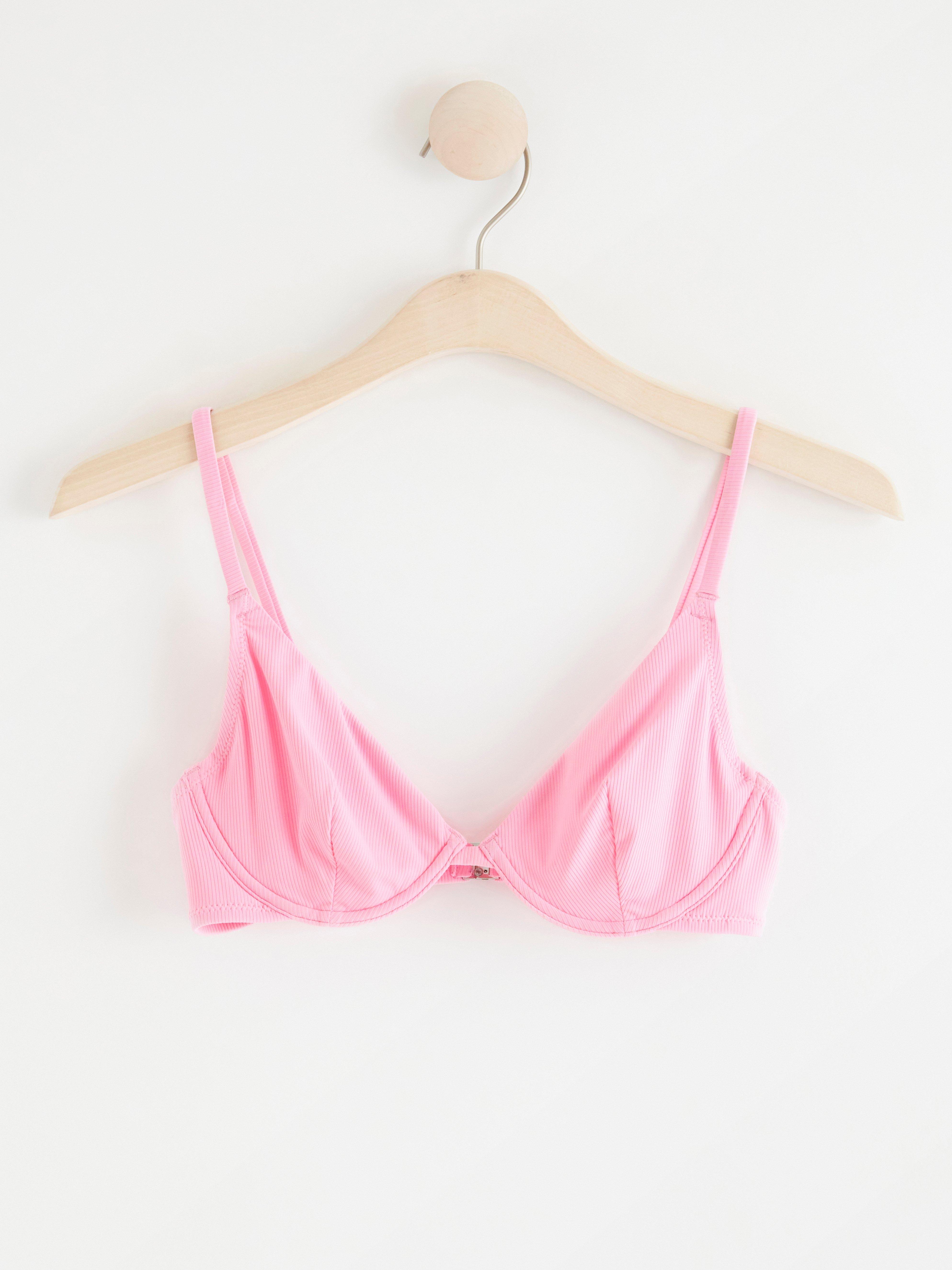 Ovadderad bikini bh med bygel