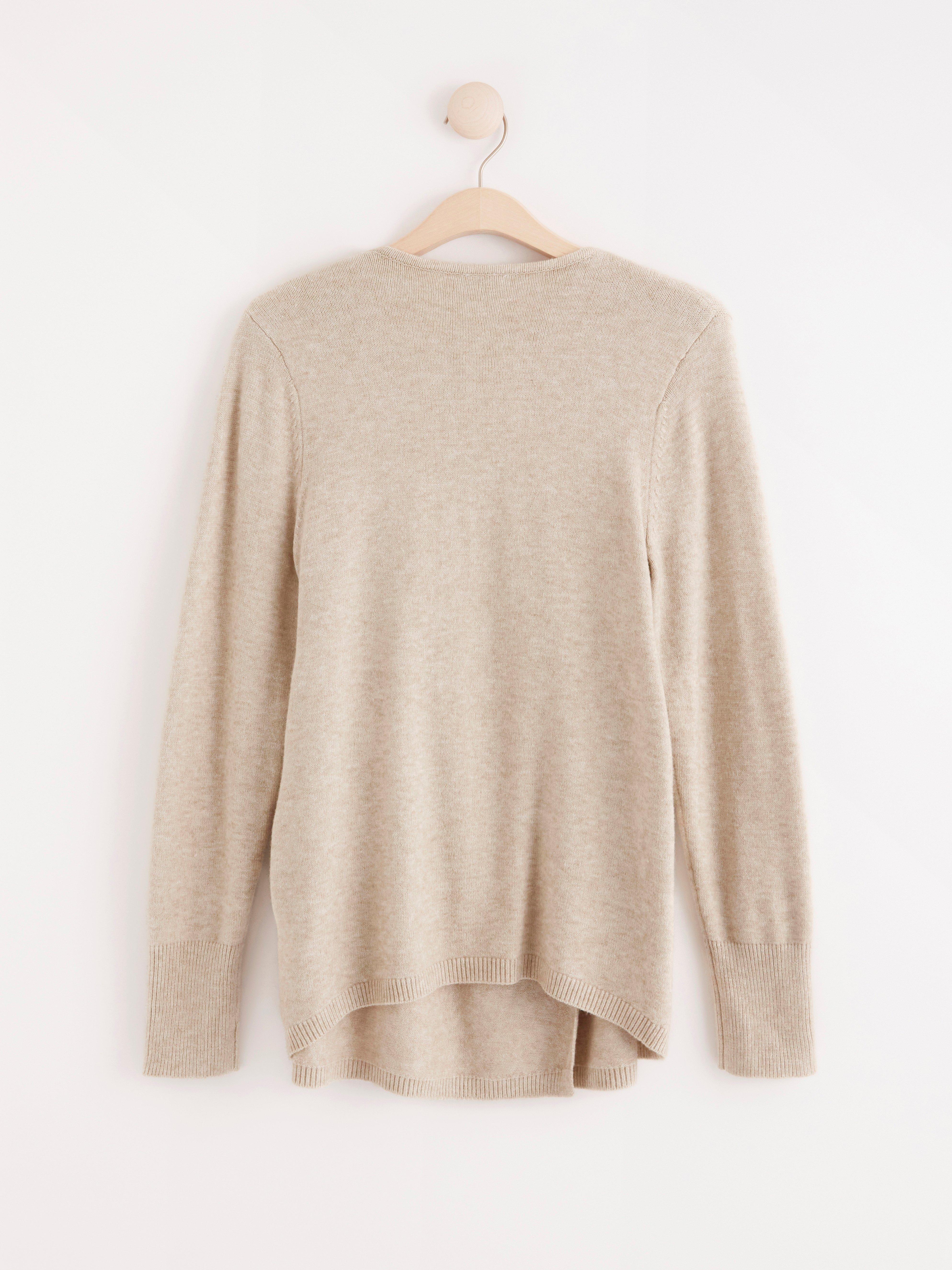 Tröja - Dam - Beige